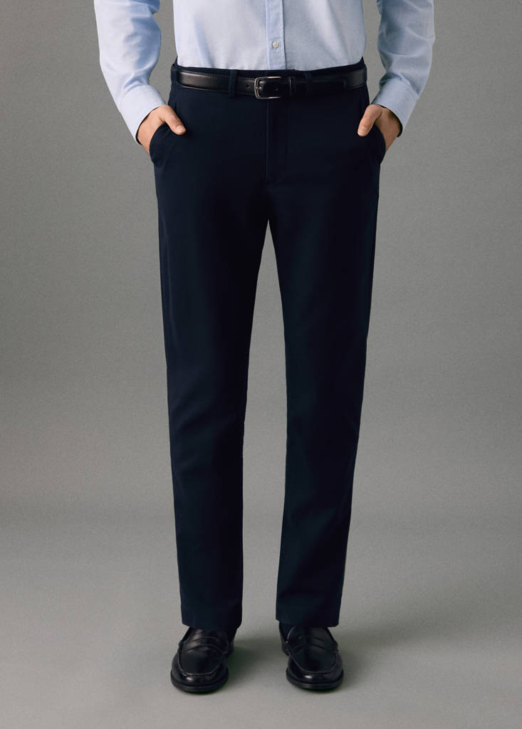 Pantalón traje recto