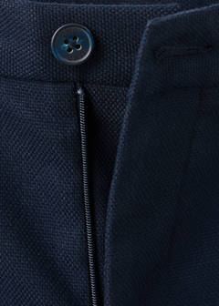 Straight-fit suit trousers — Navy 7