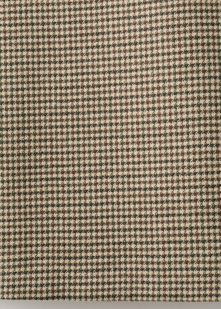 Houndstooth wool-blend dress — Medium Brown