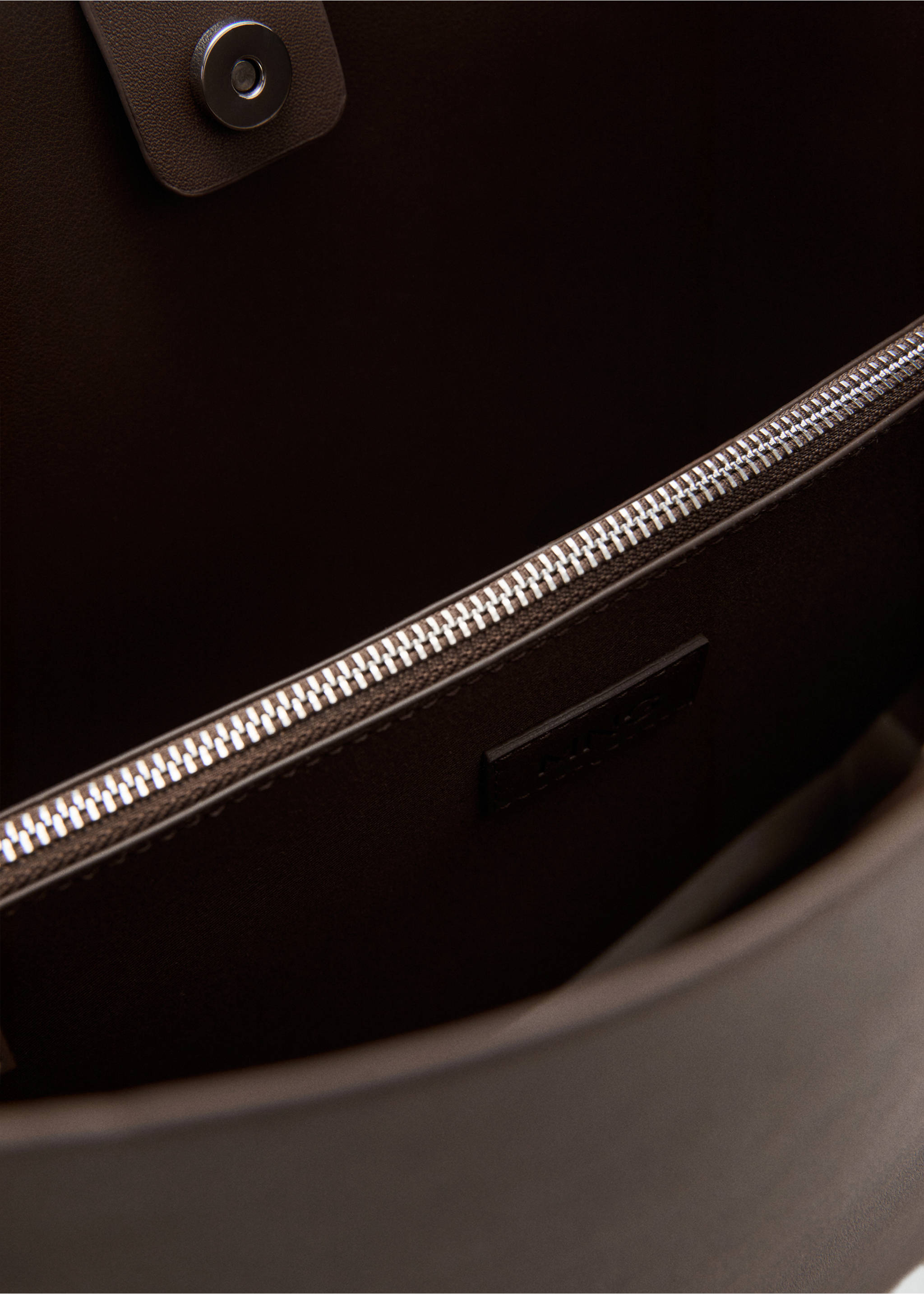 حقيبة تسوق بإبزيم - تفاصيل المنتج 3, شوكولاتة. Ref: 27081320-00.