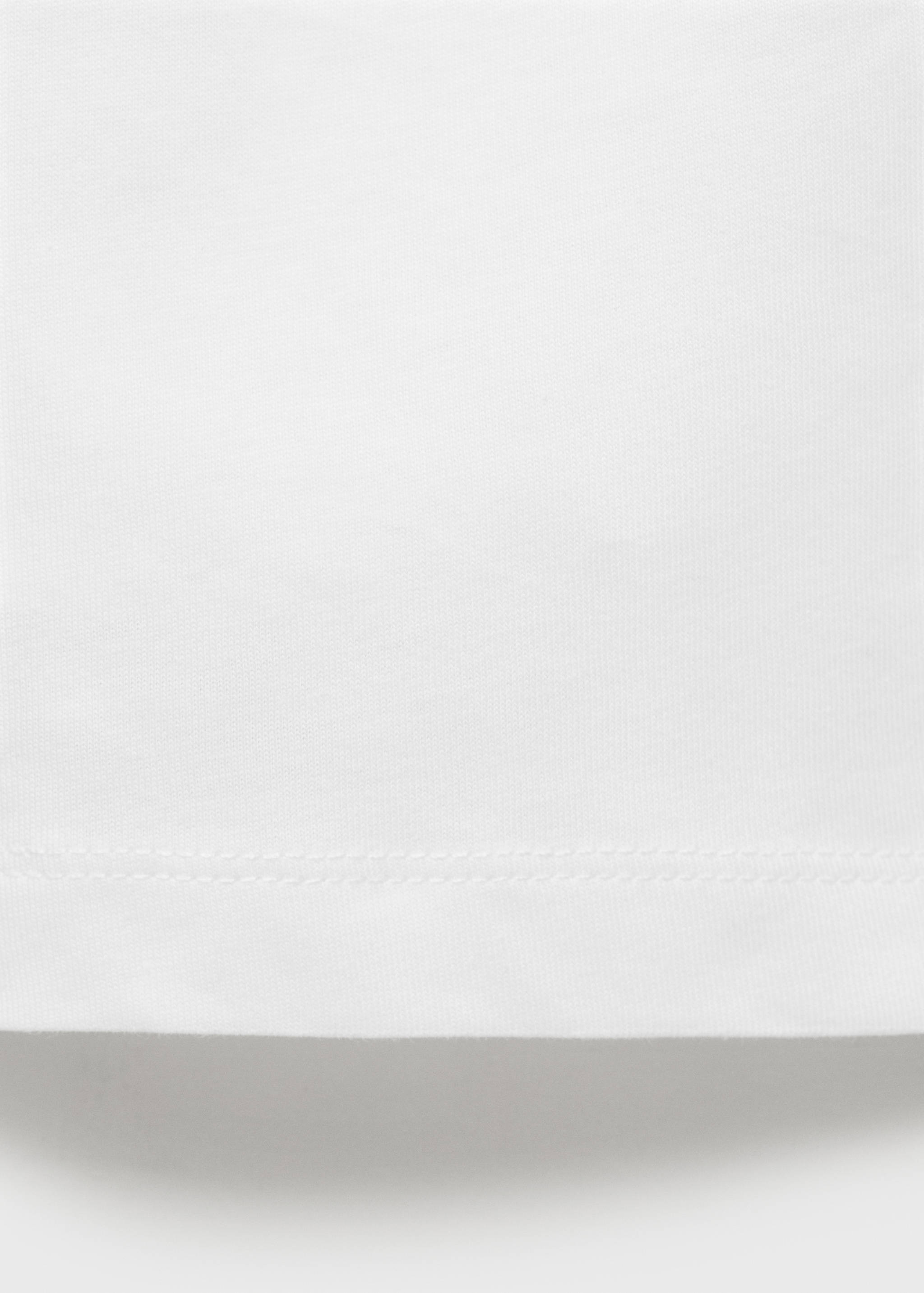 Cotton top with lace straps - Details of the article 0