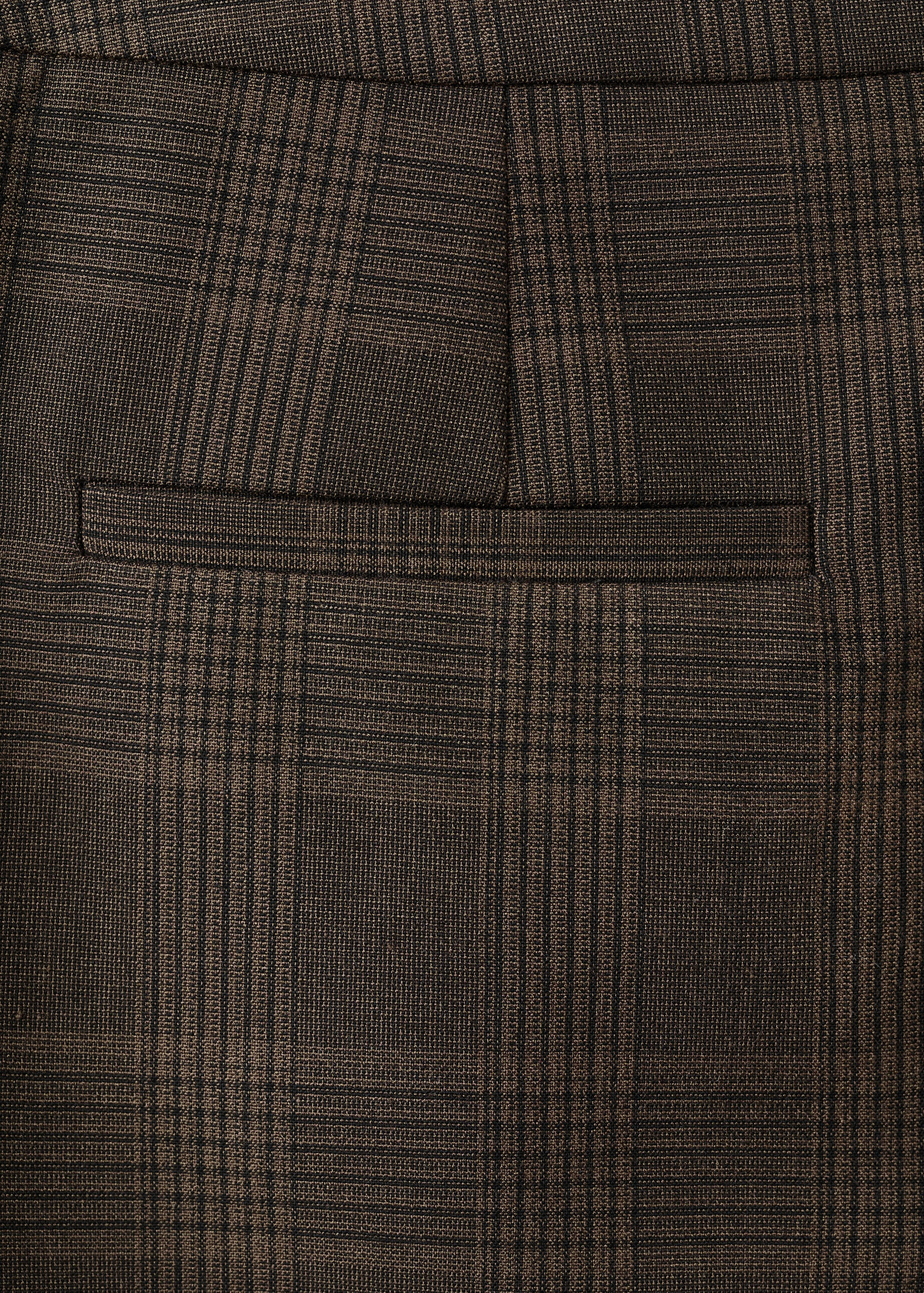 Checked asymmetric skirt - Details of the article 0