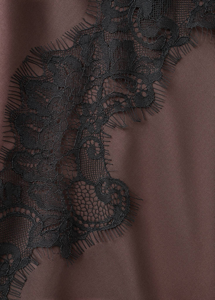 Lace top — Burgundy