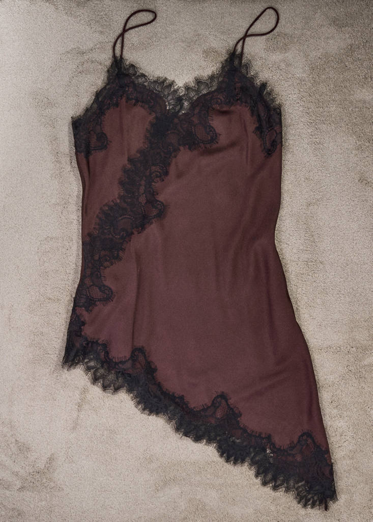 Lace top — Burgundy