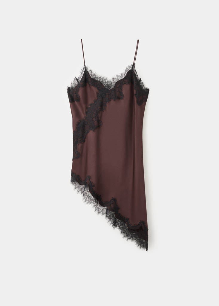 Lace top — Burgundy