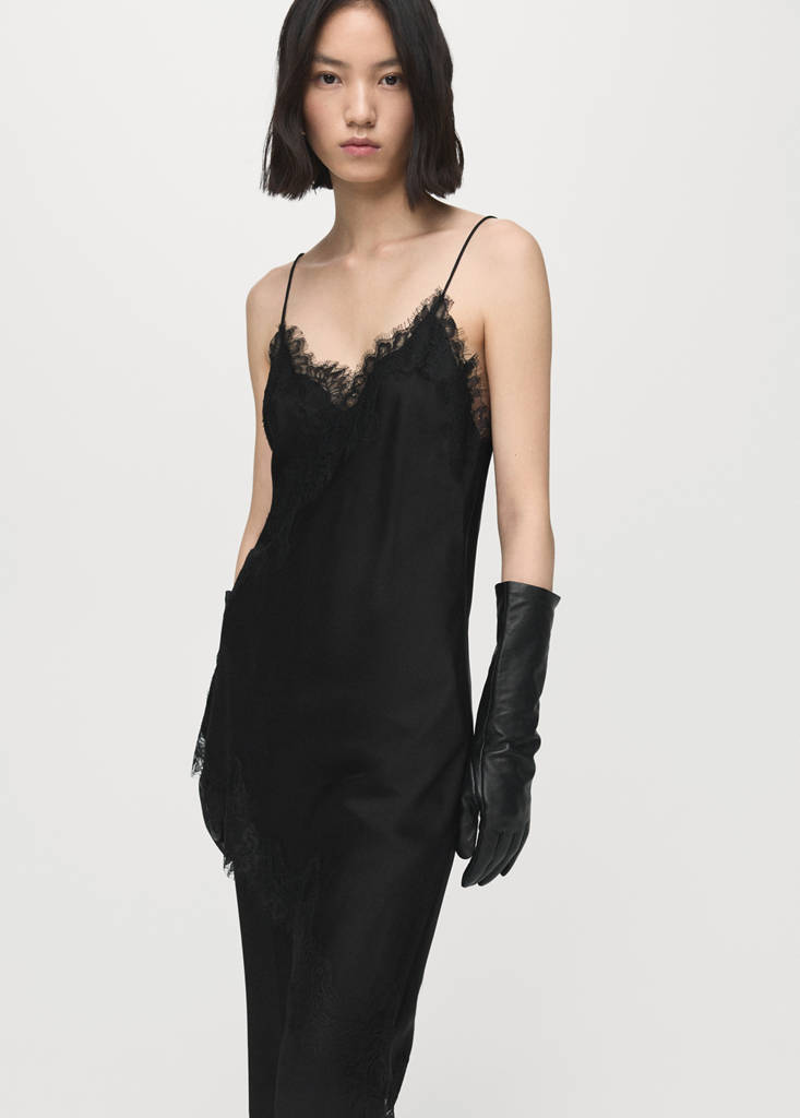 Lace top — Black