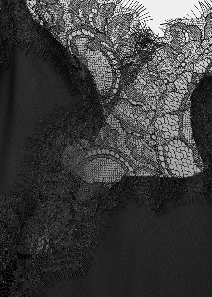 Lace top — Black
