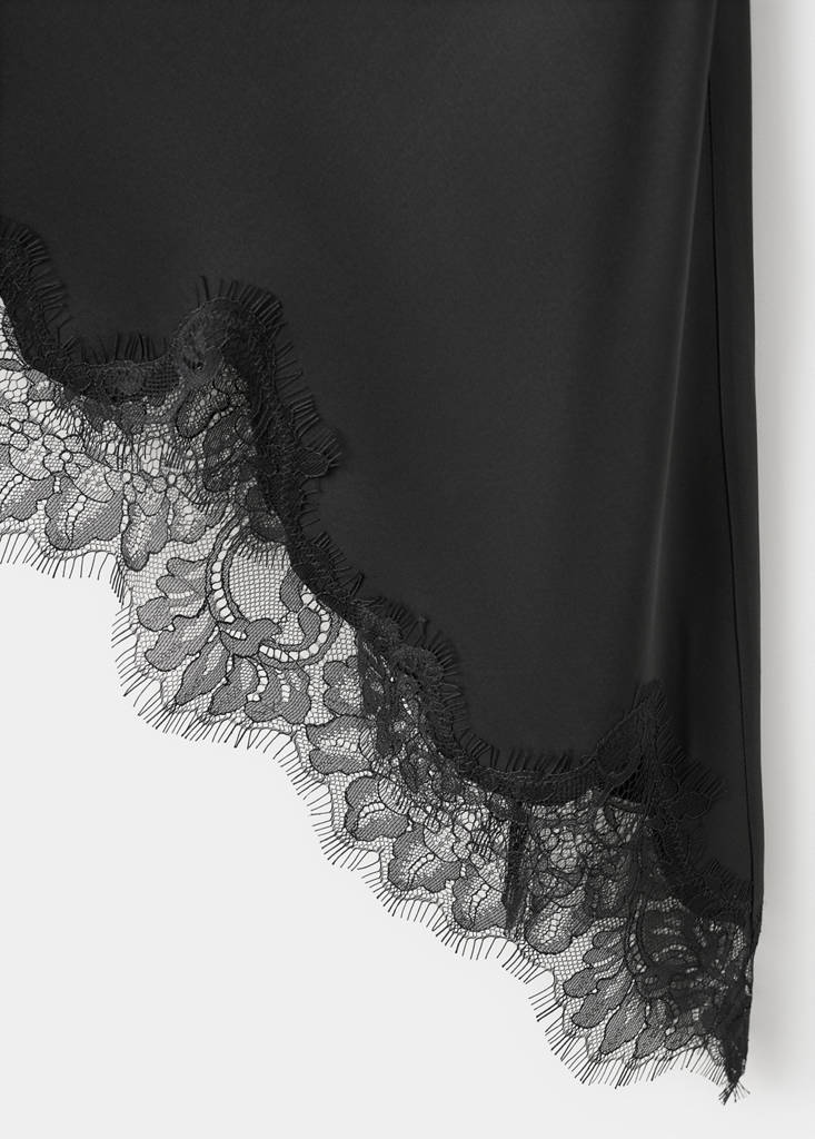 Lace top — Black