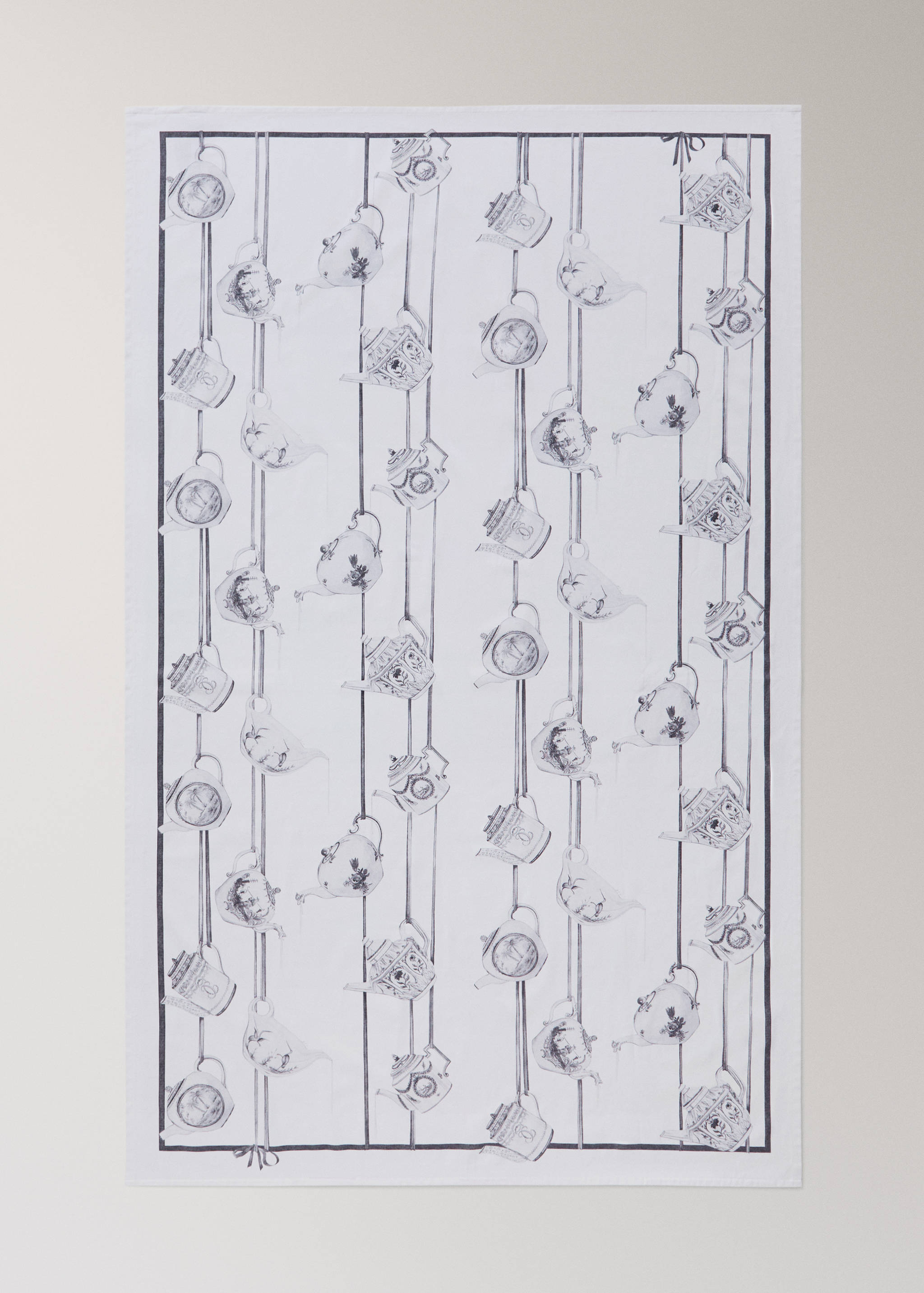 Mantel algodón estampado tazas 8 a 10 comensales - Detalle del artículo 4