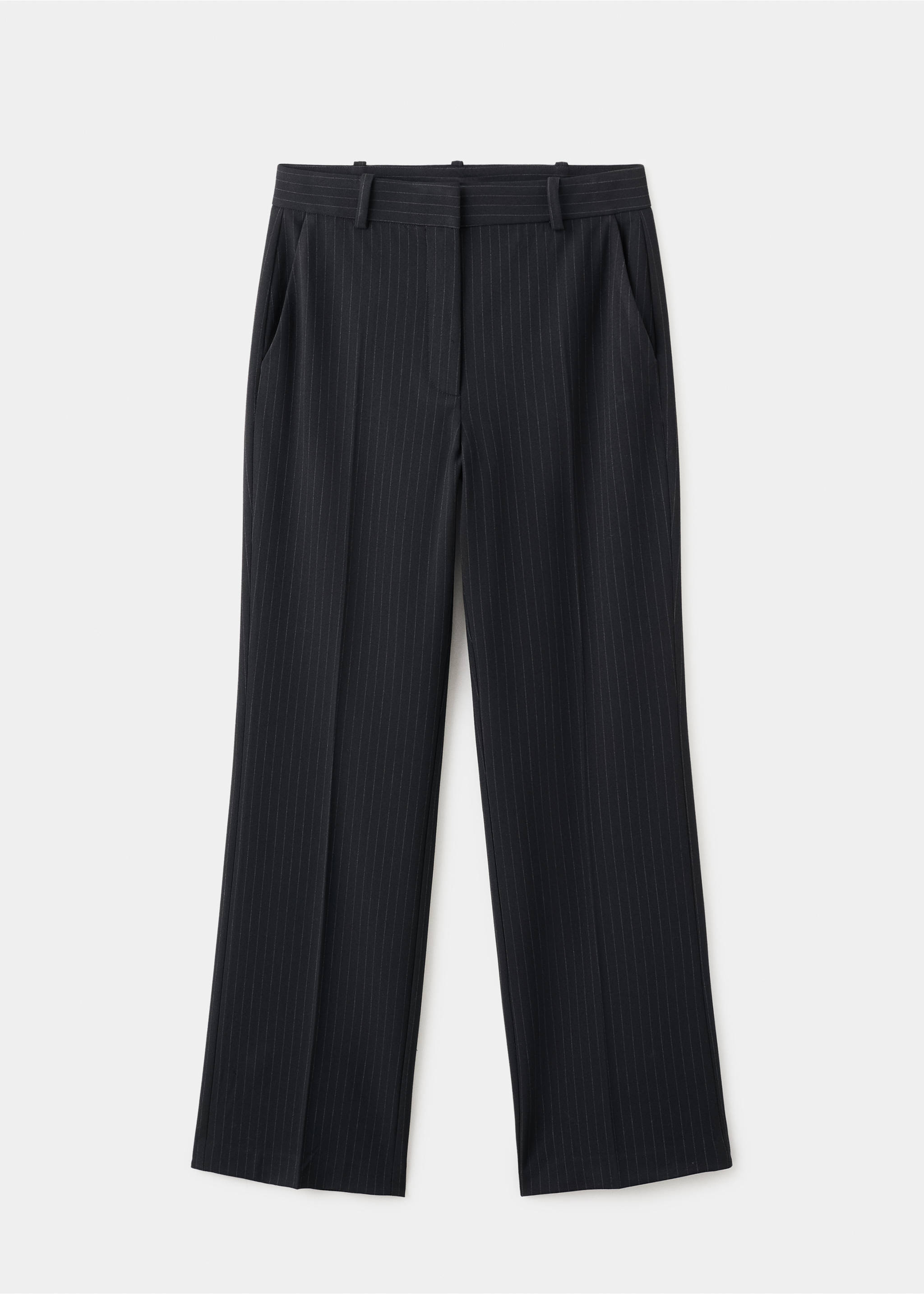 Straight-fit suit trousers - Article without model, Dark Navy. Ref: 27081328-00.