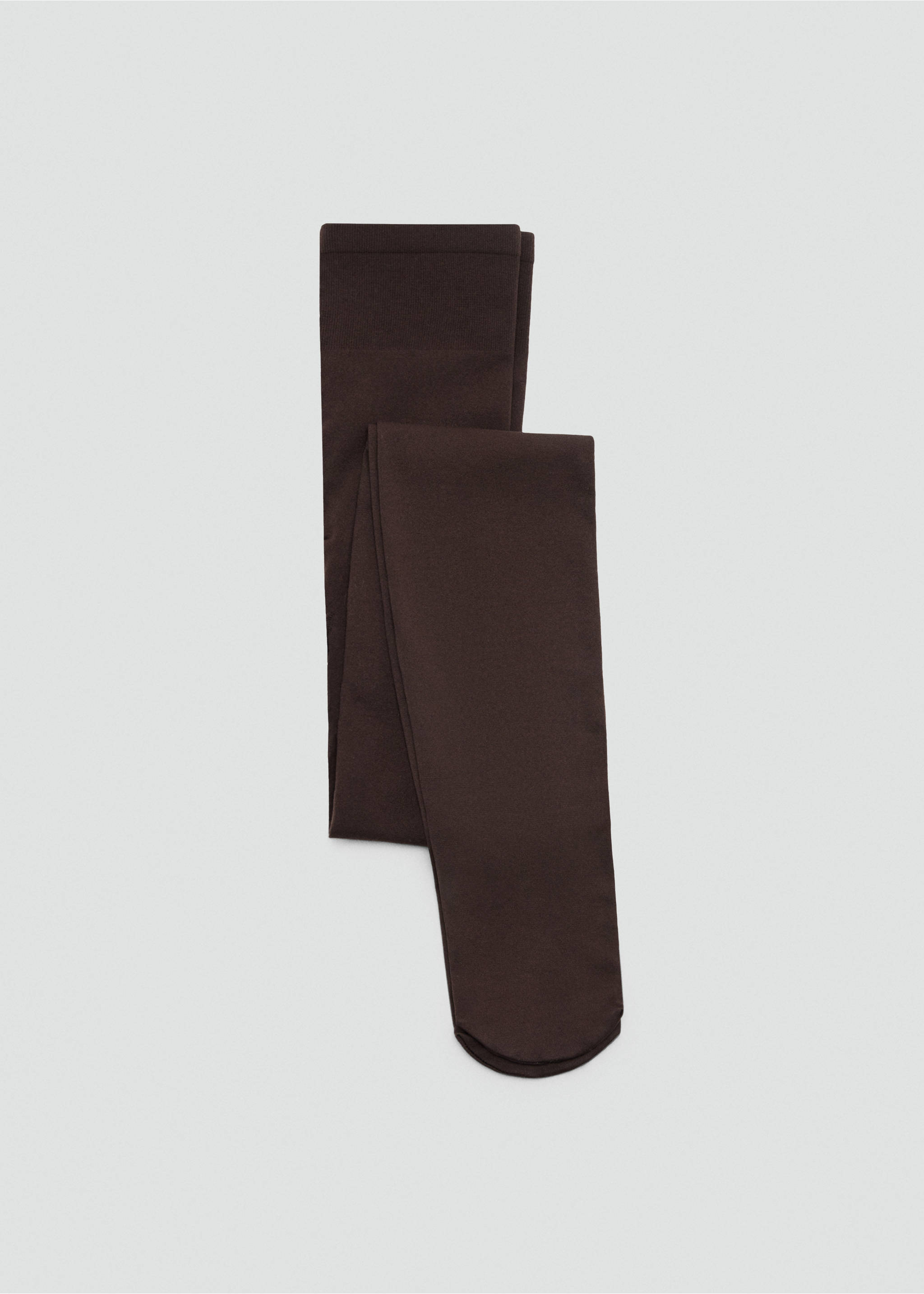 Basic colour tights - Medium plane, Chocolate. Ref: 27081346-00.