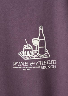 Printed cotton sweatshirt — Purple 6