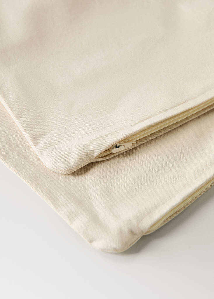 Medium carpet storage bag — Ecru