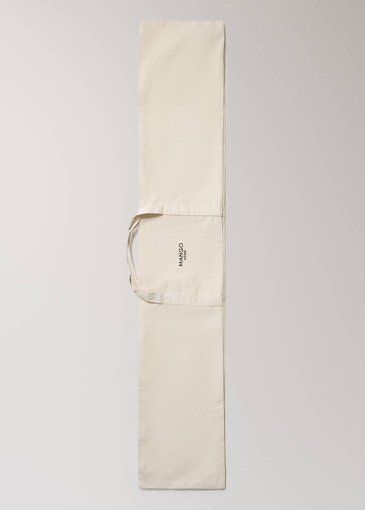 Medium carpet storage bag — Ecru