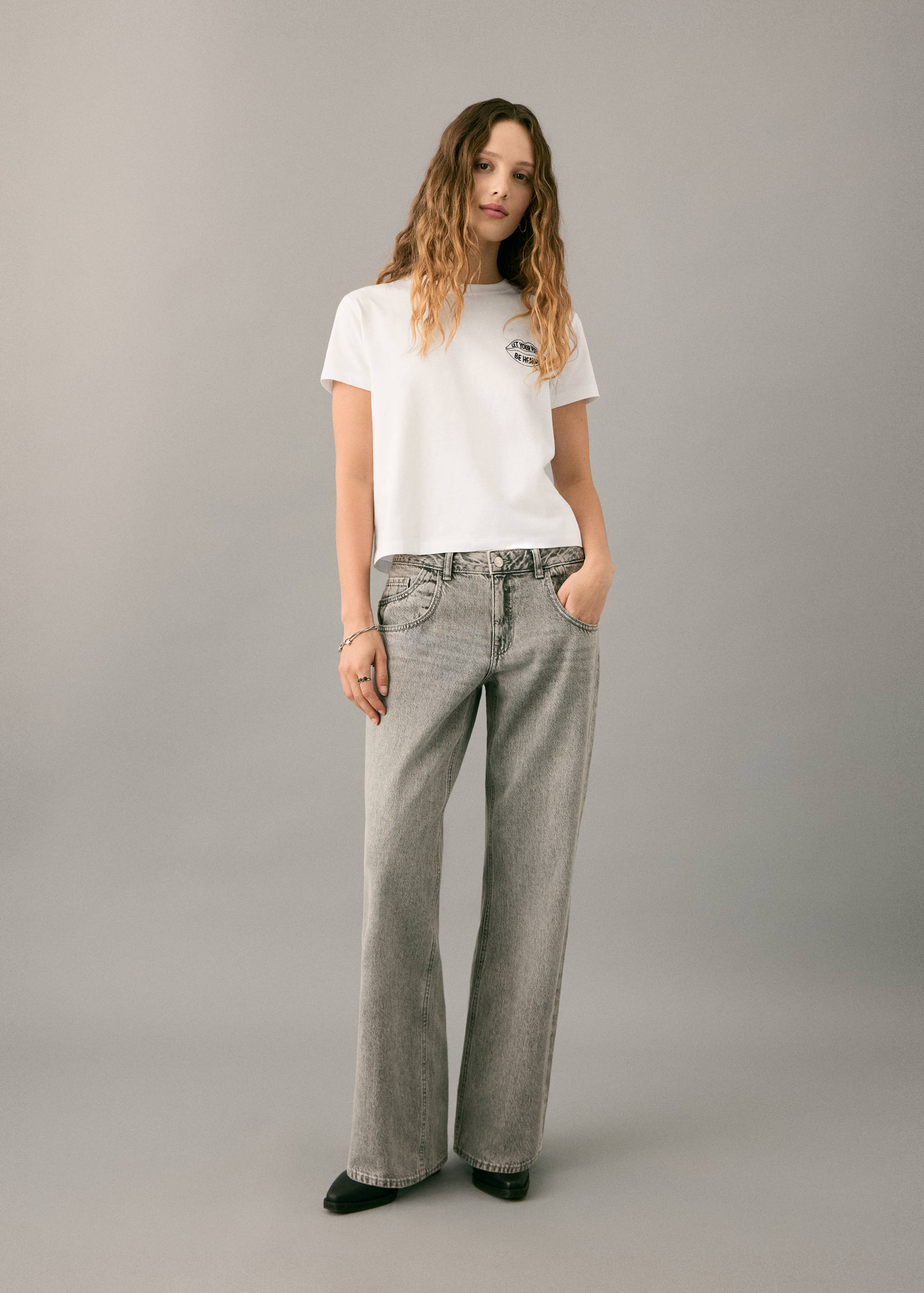 Embroidered short-sleeved t-shirt - General plane