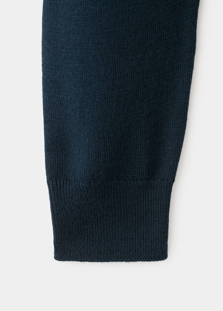 Polo neck sweater — Navy