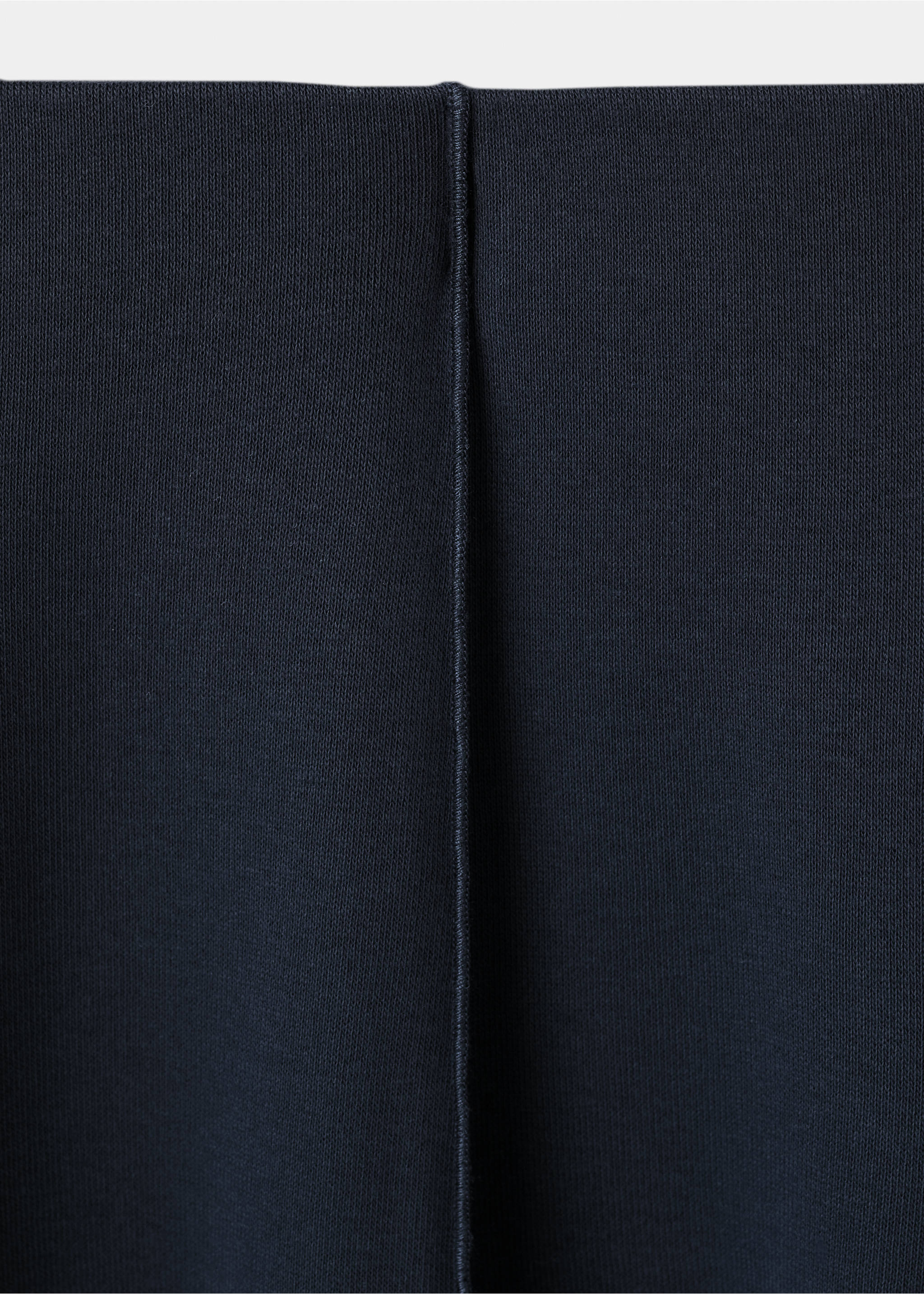 Knitted long skirt with seam detail - Details of the article 8, Navy. Ref: 27081519-00.