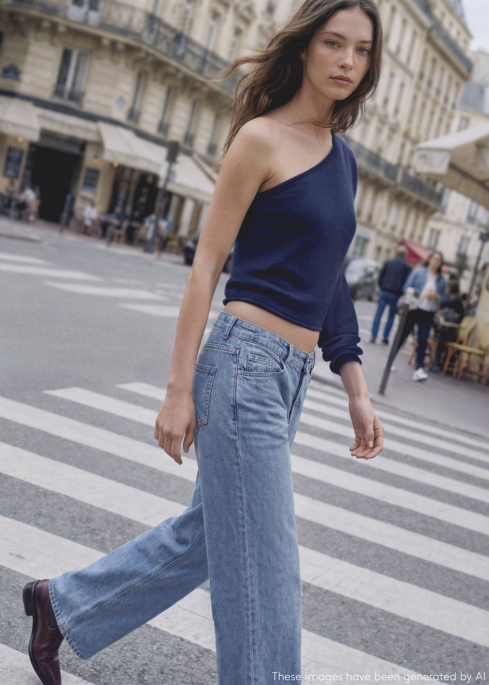 Asymmetric knit sweater - Details of the article 5