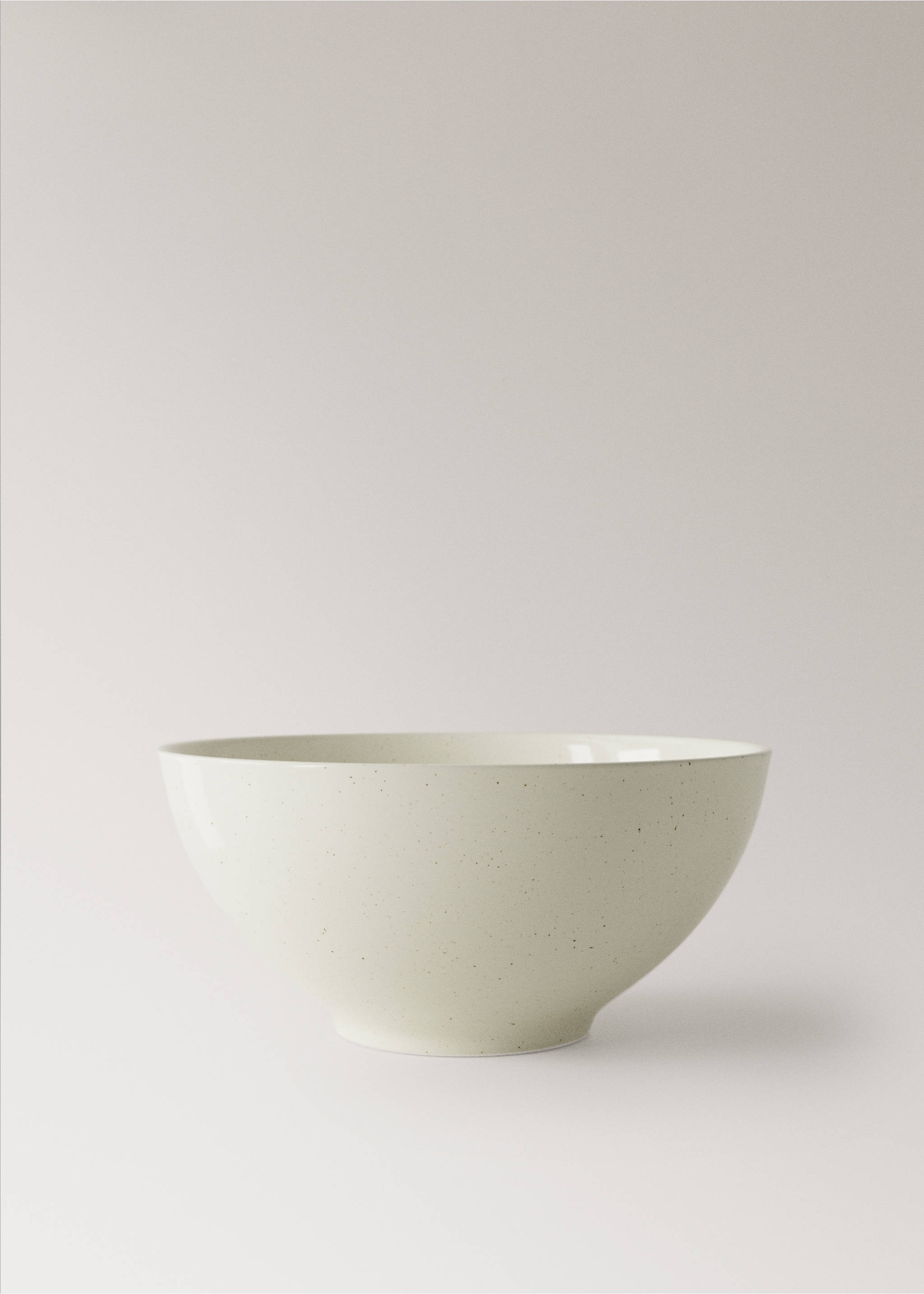 Steingut Punkte - Artikel ohne Model, Cremeweiß. Ref: 27081524-00.