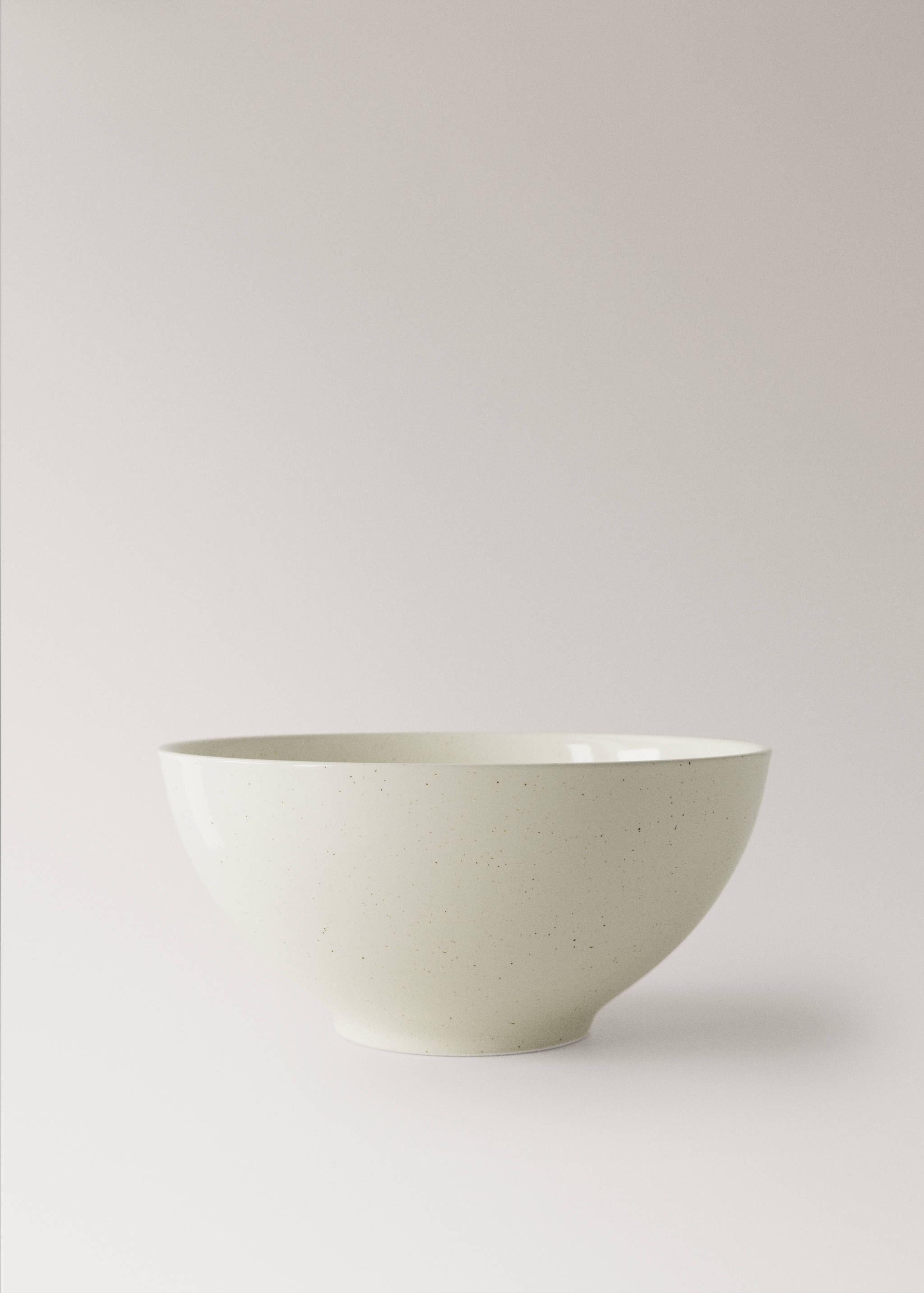 Stoneware serving dish with spots - Article without model