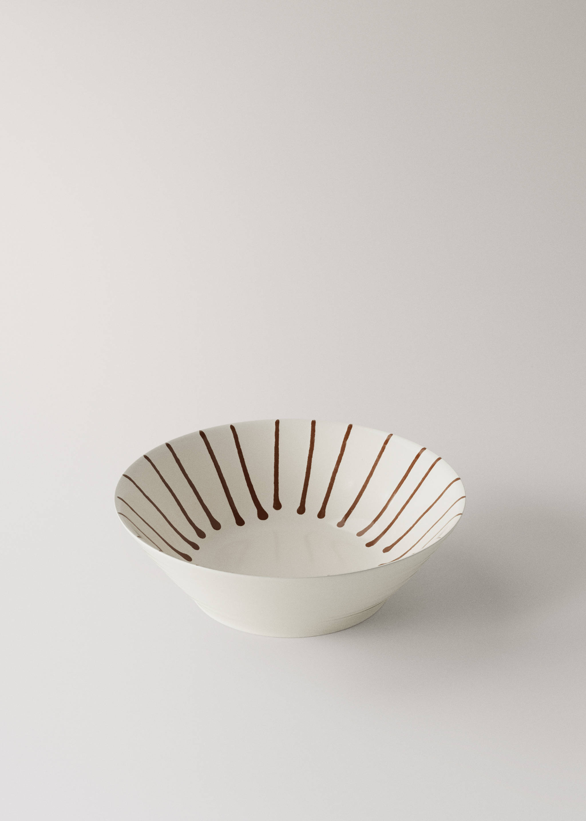 Painted stoneware bowl - Details of the article 1