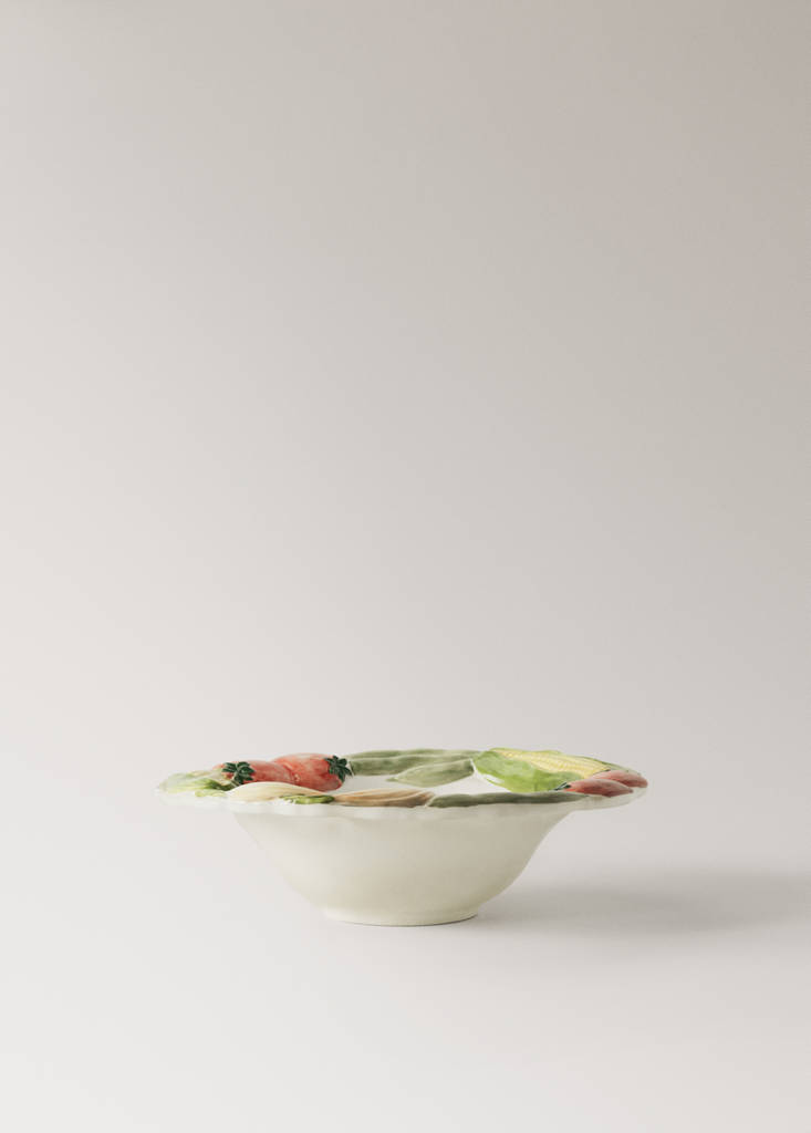 Fruit earthenware bowl — White