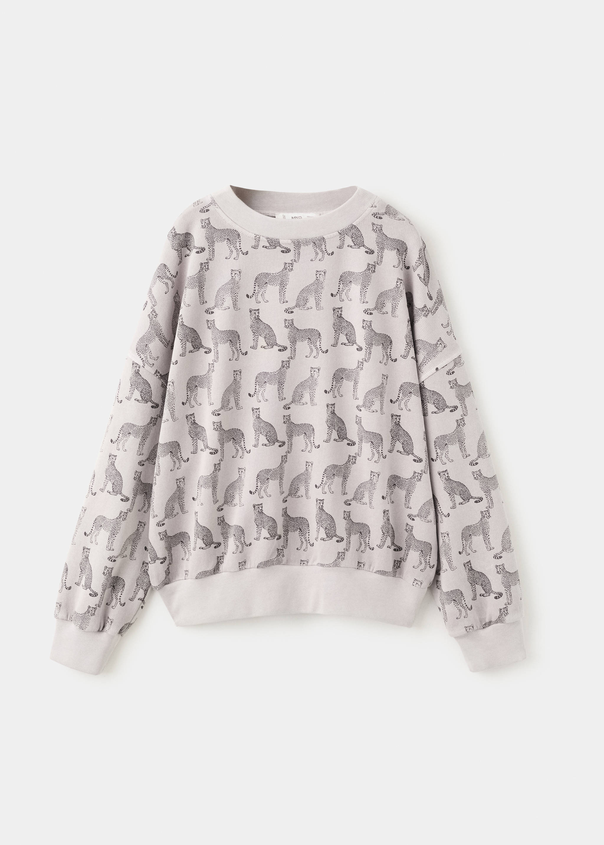Printed cotton sweatshirt - Article without model
