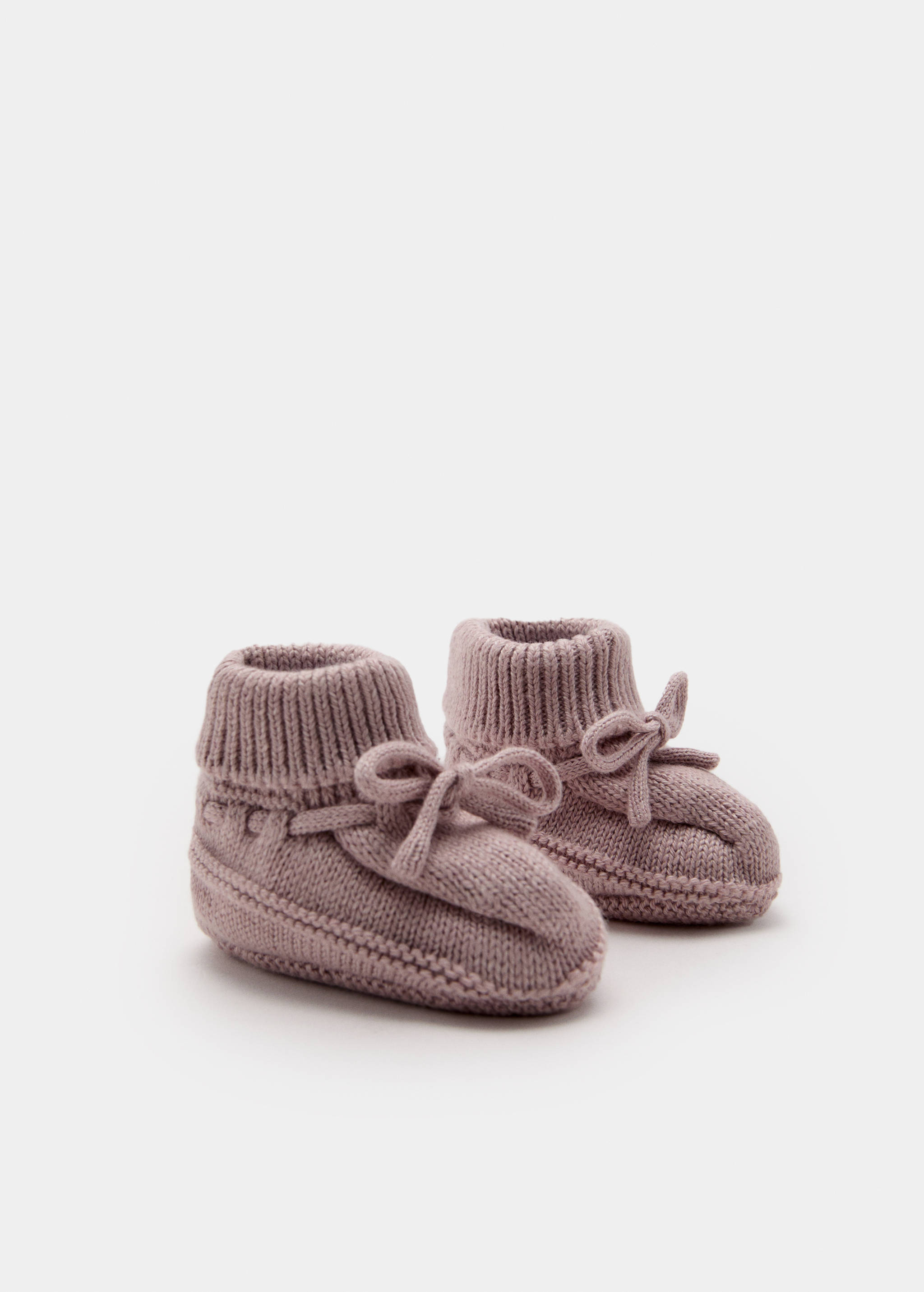 Patucos punto lazo - Reverso del artículo