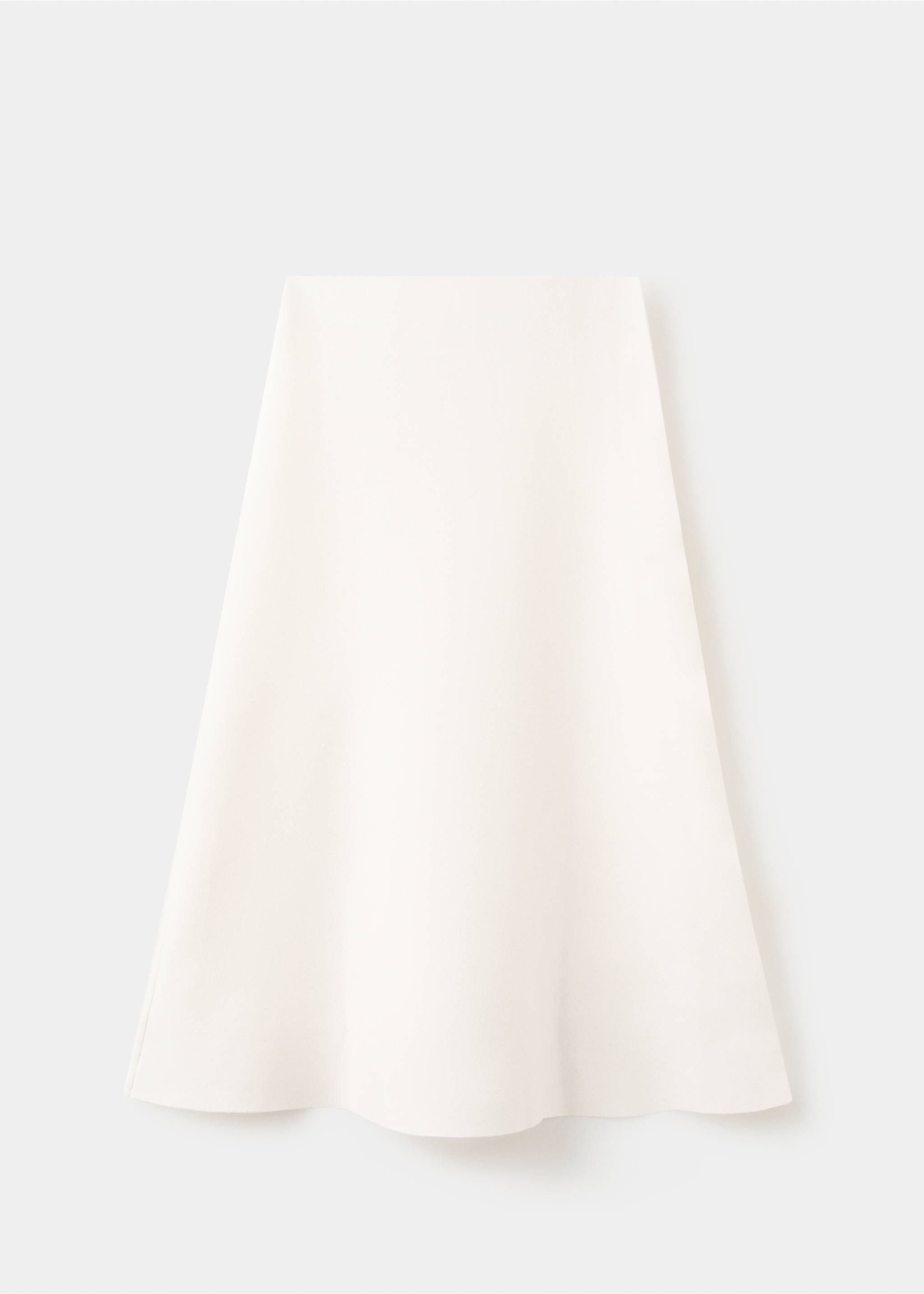 Flared knitted skirt - Article without model, Off White. Ref: 27082540-00.