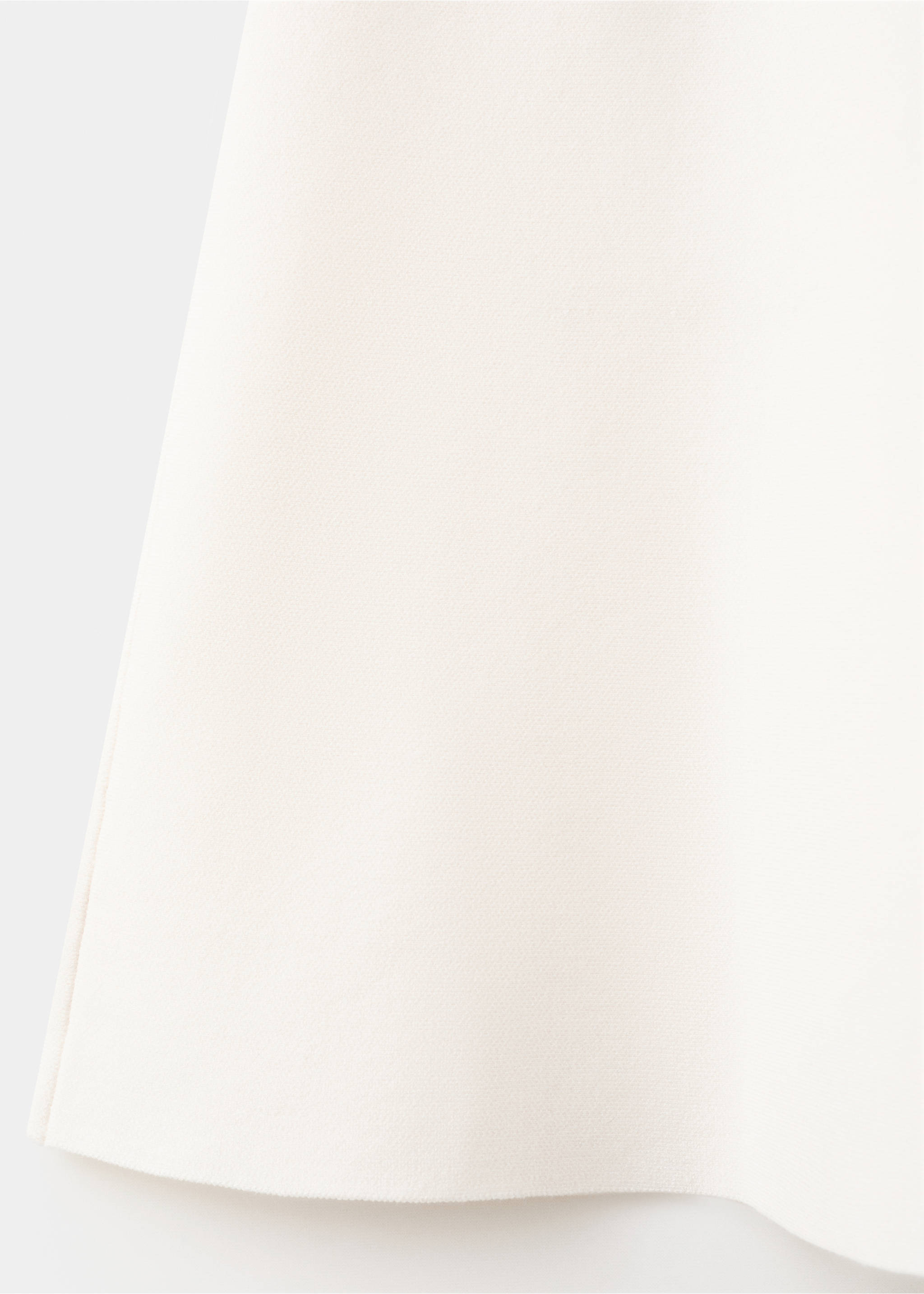 Flared knitted skirt - Details of the article 8, Off White. Ref: 27082540-00.