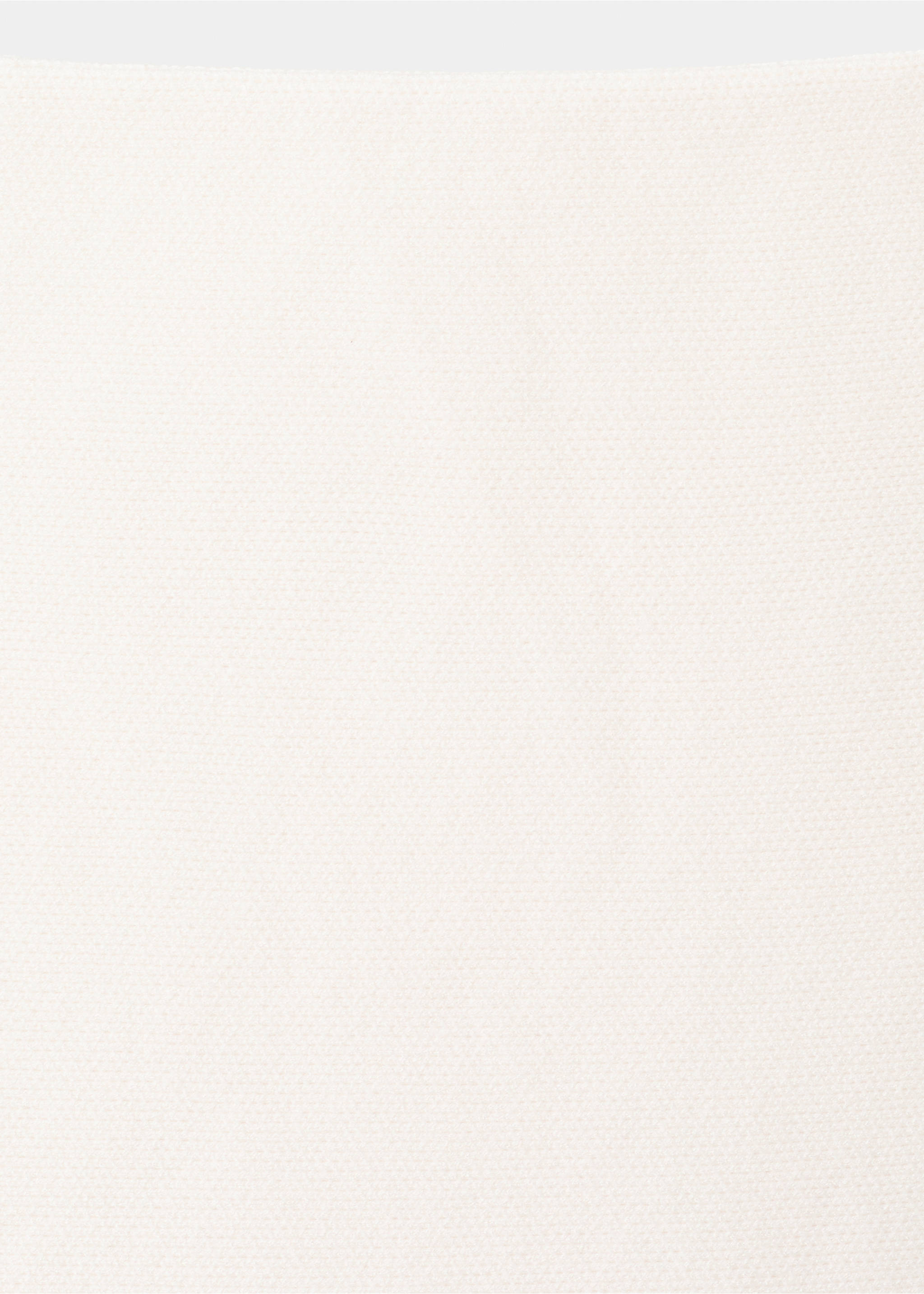 Flared knitted skirt - Details of the article 0, Off White. Ref: 27082540-00.