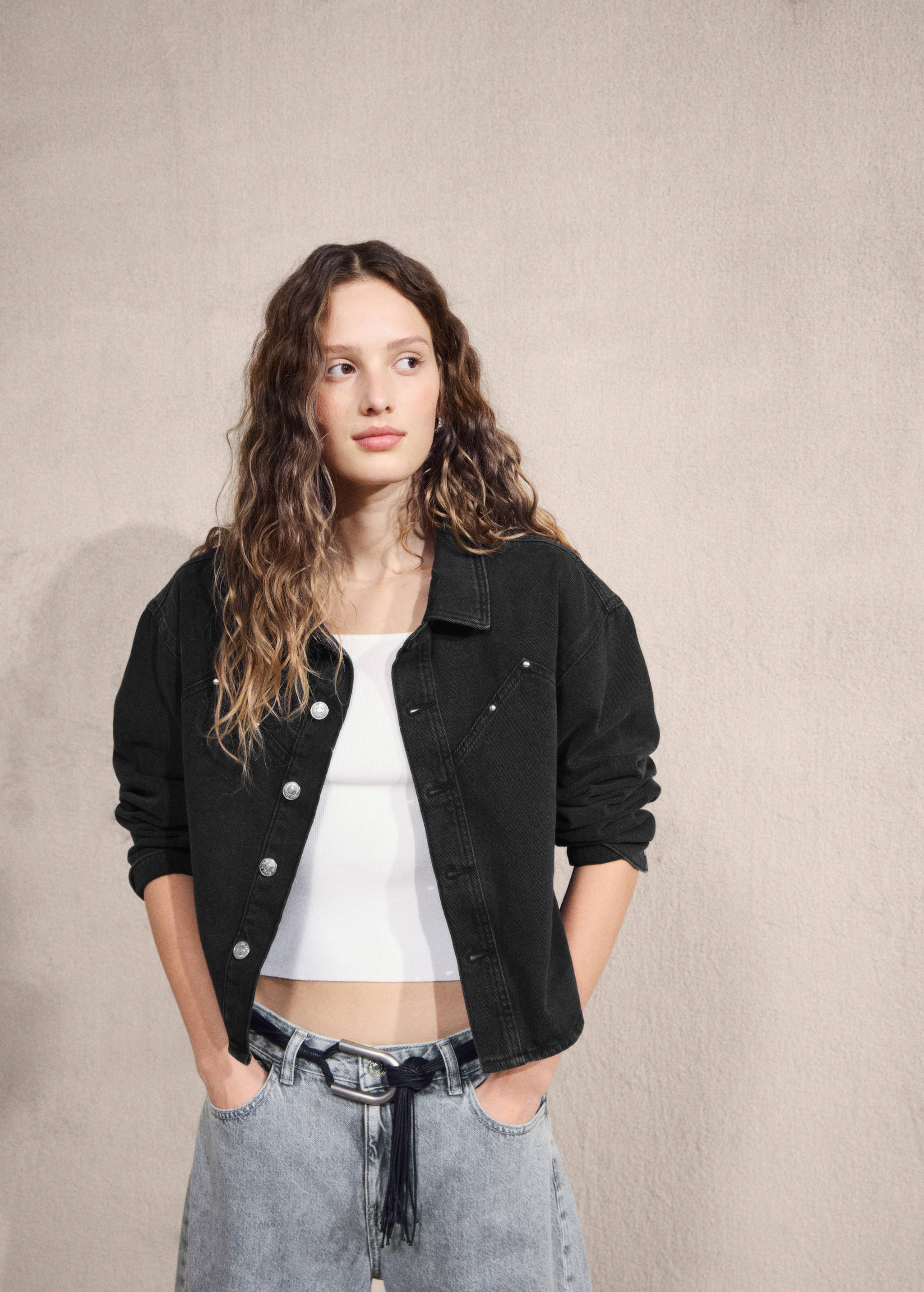 Jeansskjorta nitar - Detaljer om artikeln 6