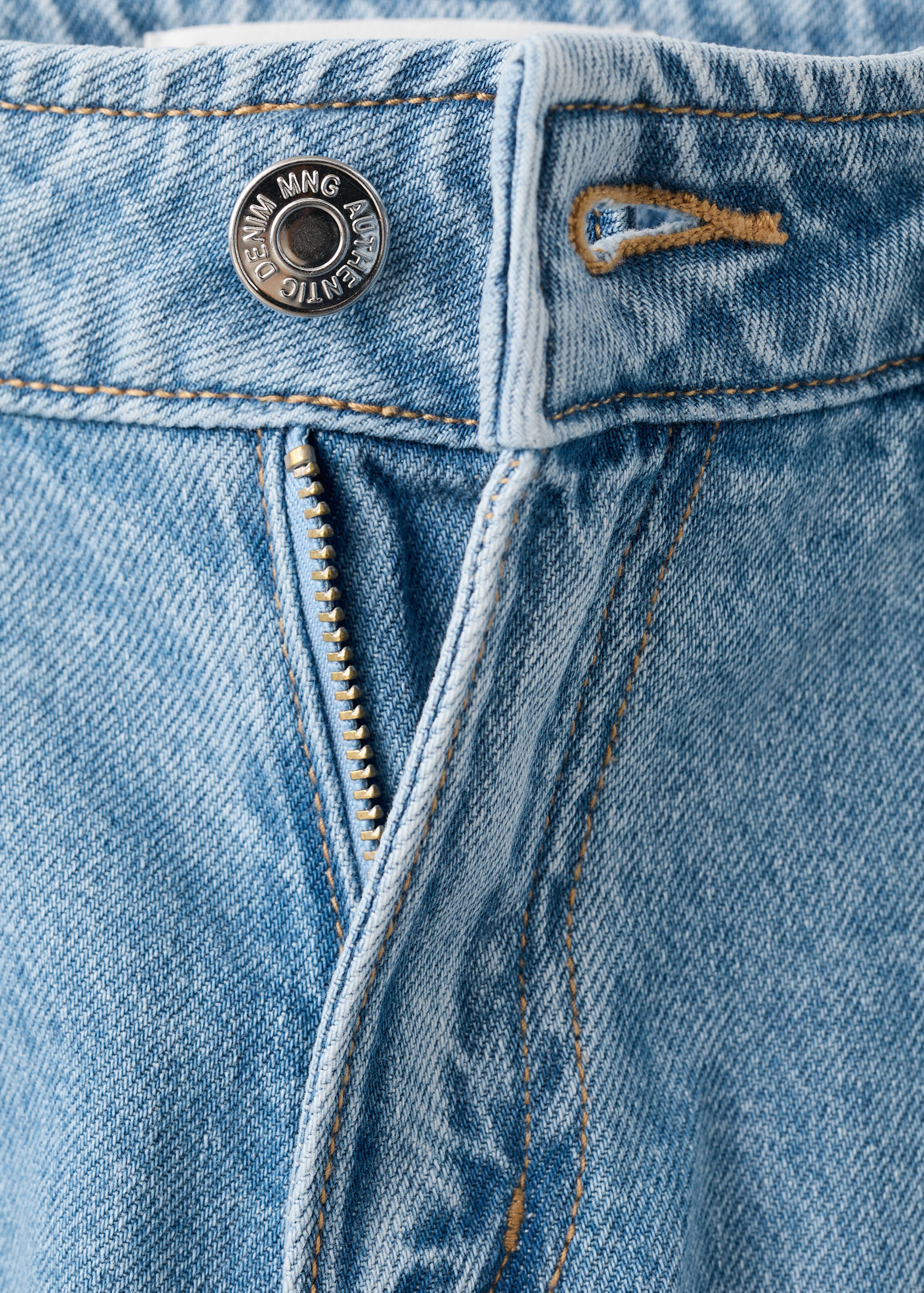 Wideleg çiçek işlemeli jean - Ürün detayı 8