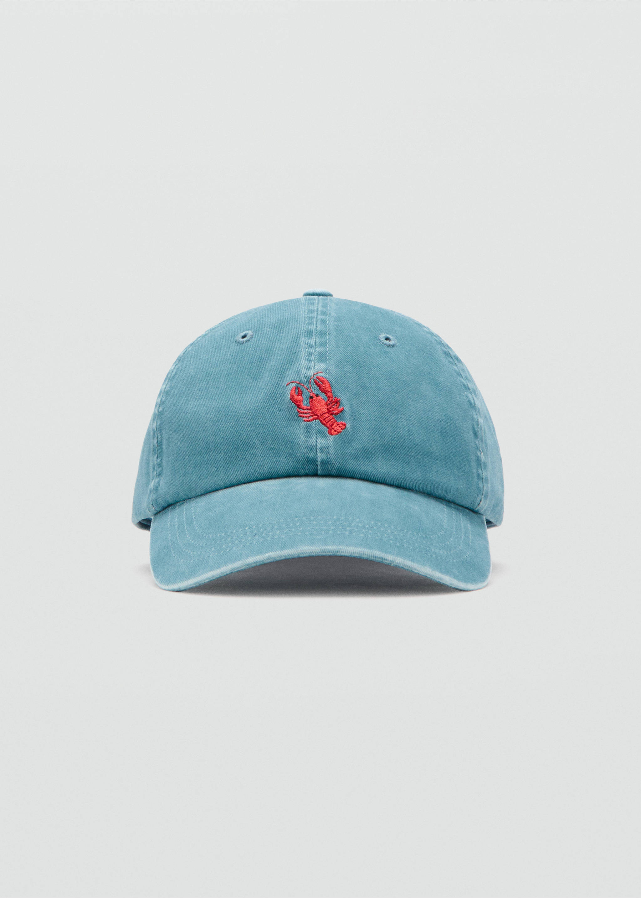 Gorra detall brodat - Pla mig, Blau cel. Ref: 27082548-00.