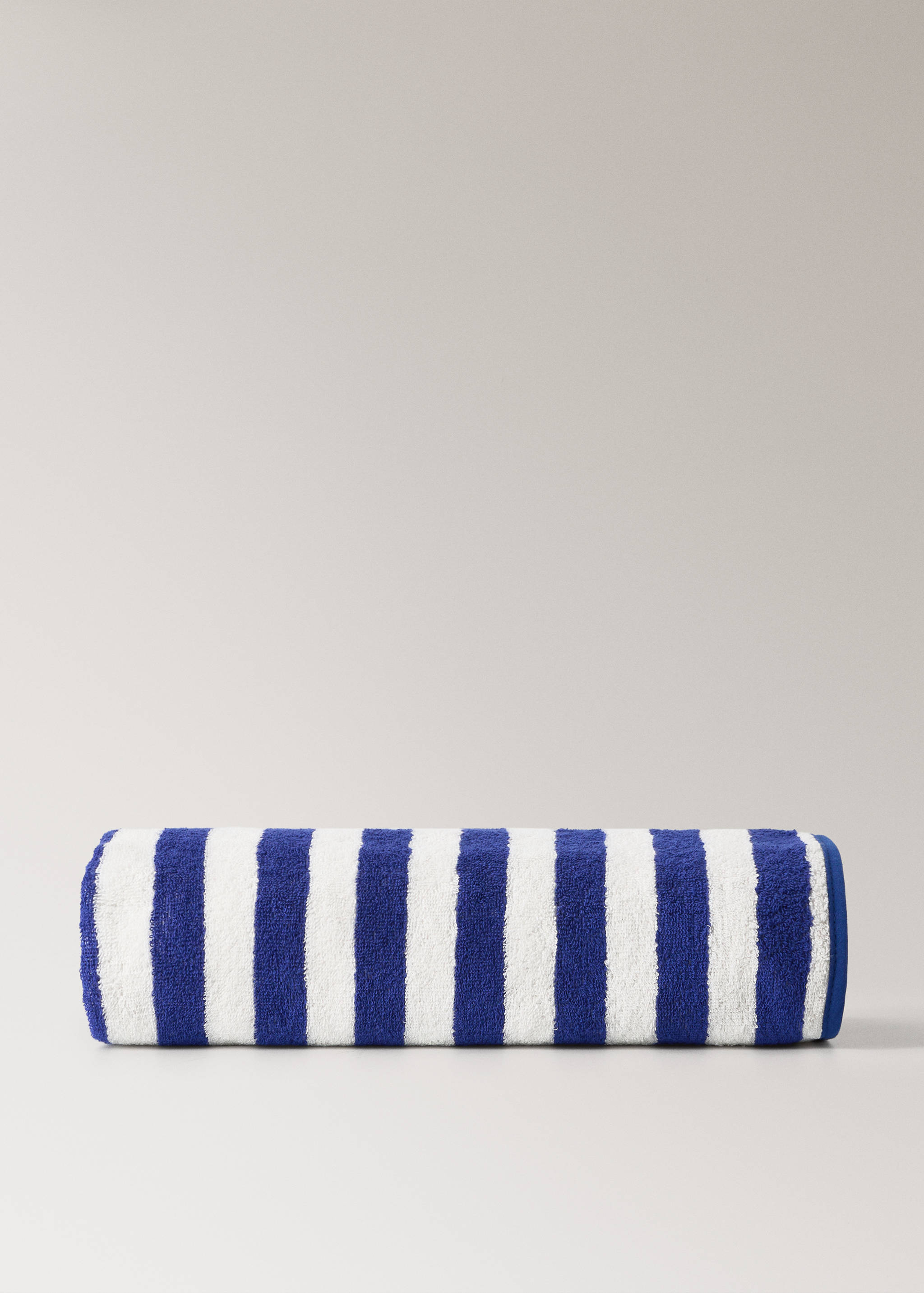 Striped cotton beach towel - Article without model