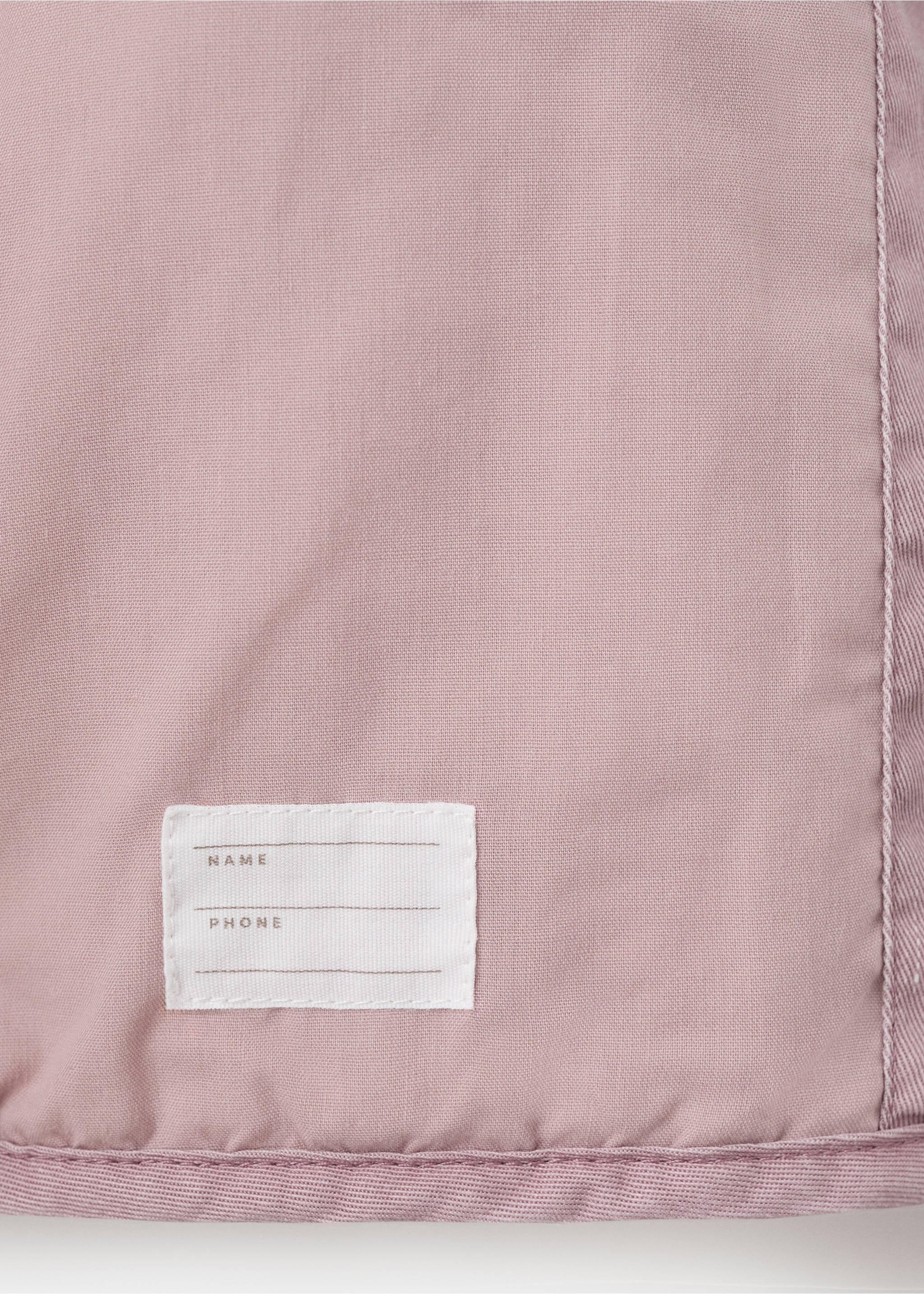 莱赛尔纤维加棉夹克 - null, 粉色. Ref: 27082888-00.