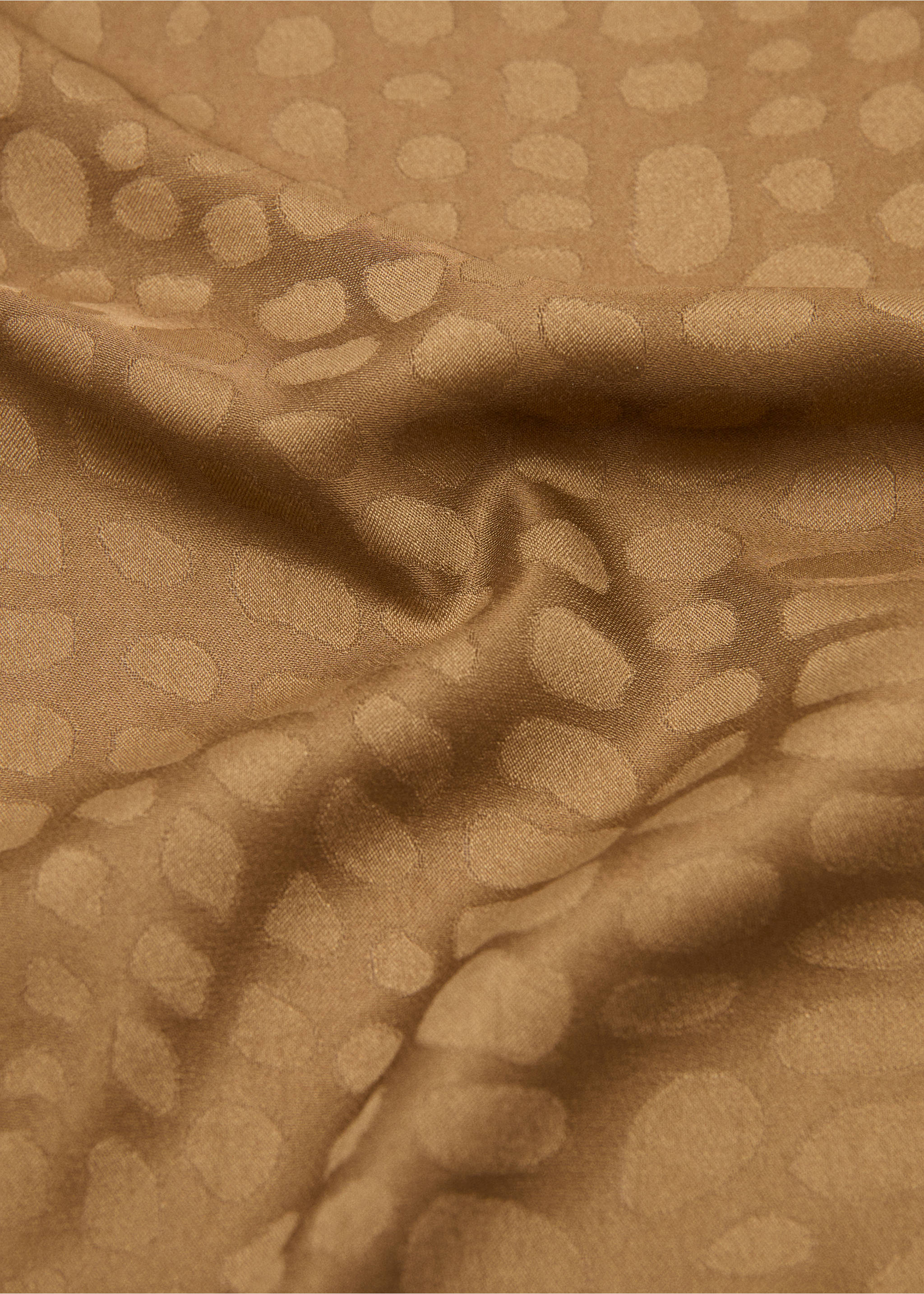 Jacquard scarf - Medium plane, Brown. Ref: 27082889-00.