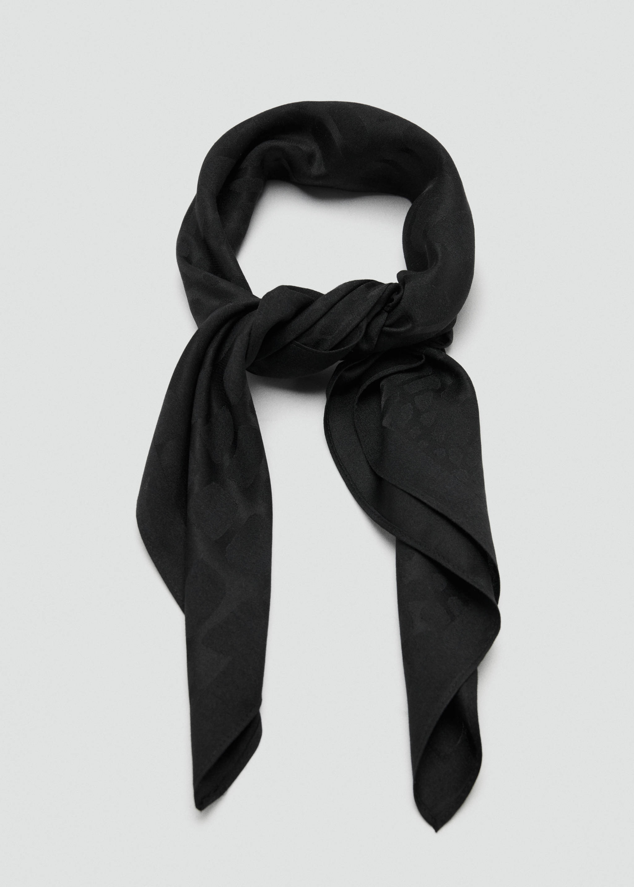 Jacquard scarf - Details of the article 1