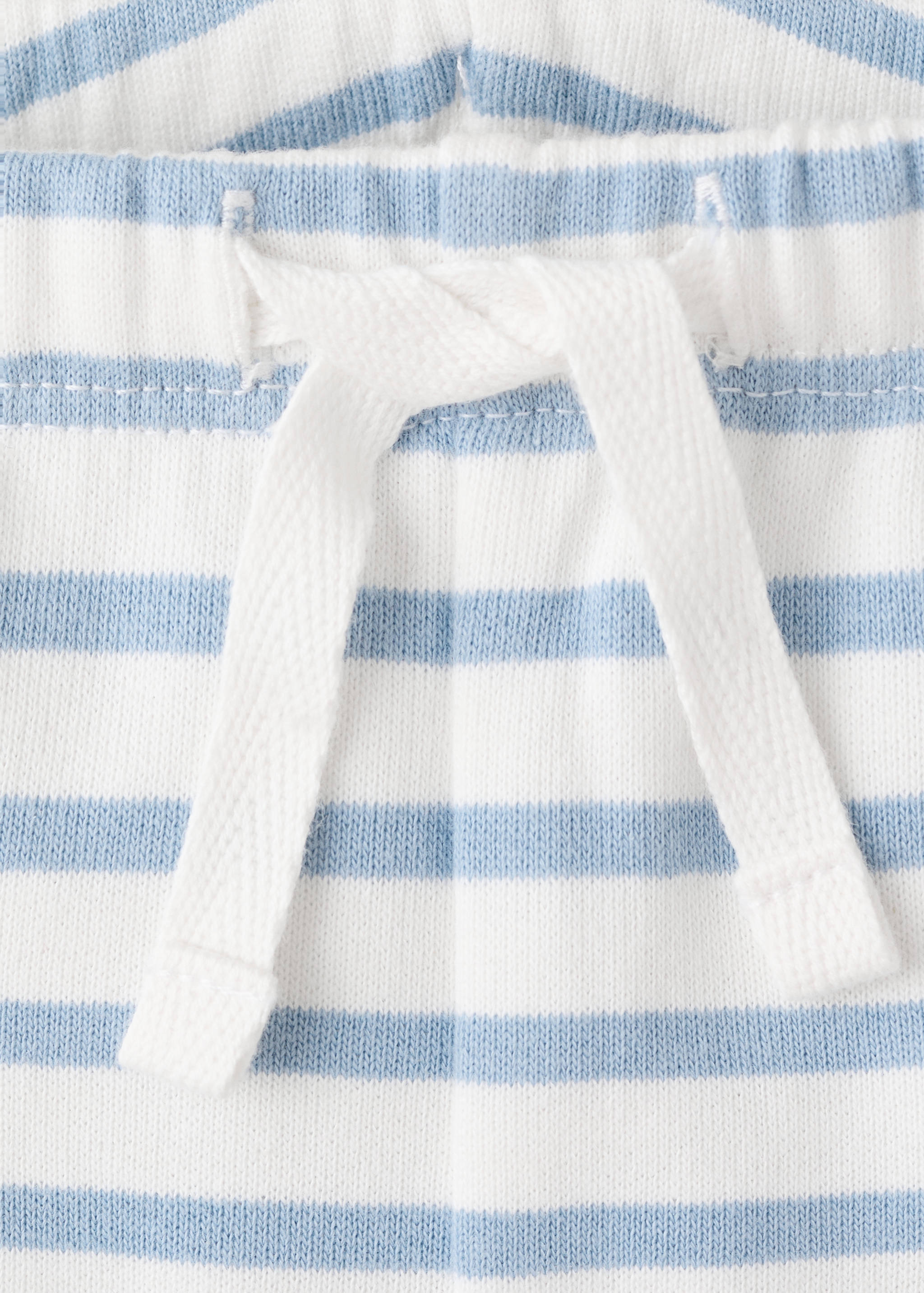 Striped joggers with drawstring - Details of the article 8