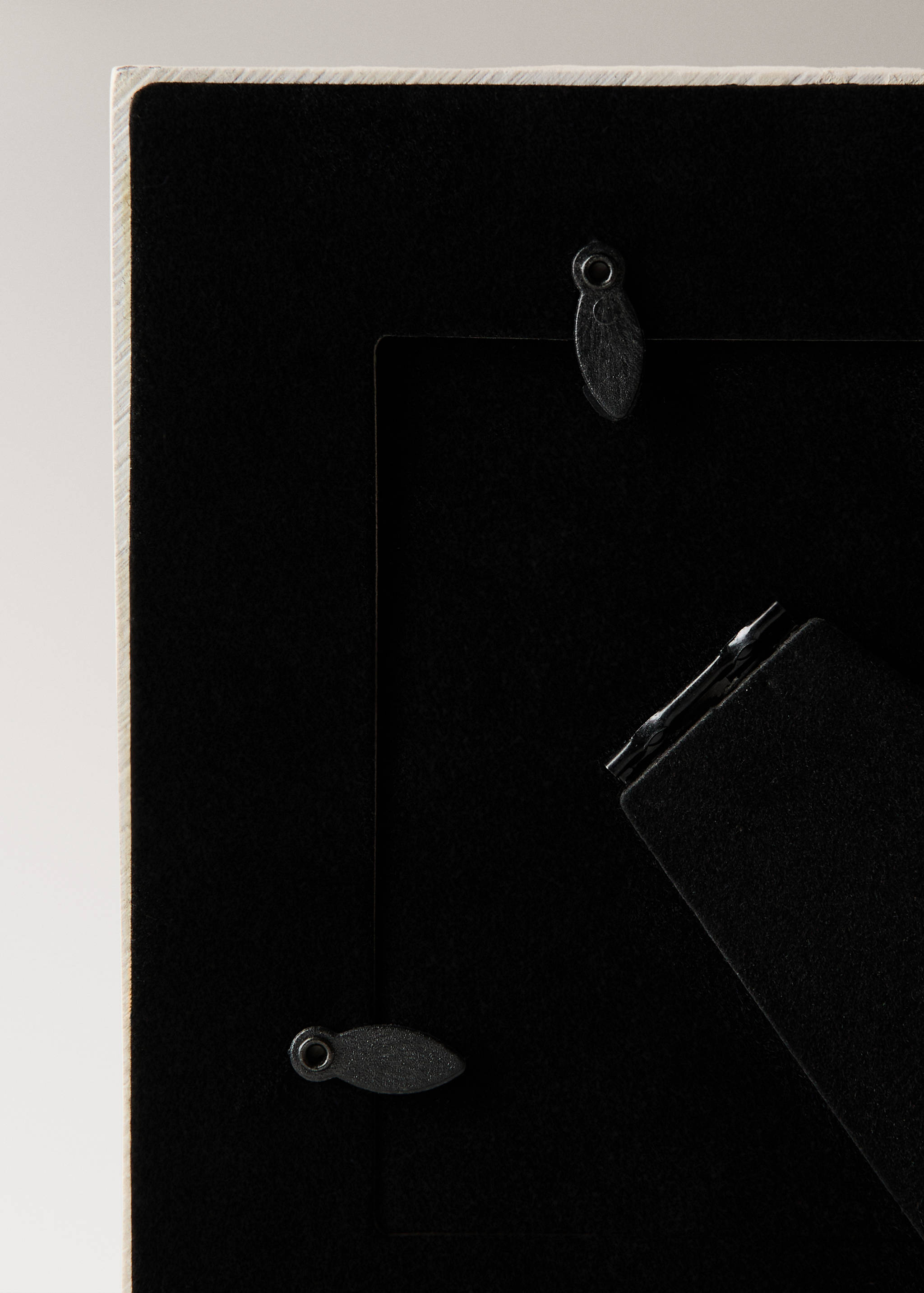 Fotorahmen aus Kunstharz mit zweifarbigen Streifen - Detail des Artikels 2