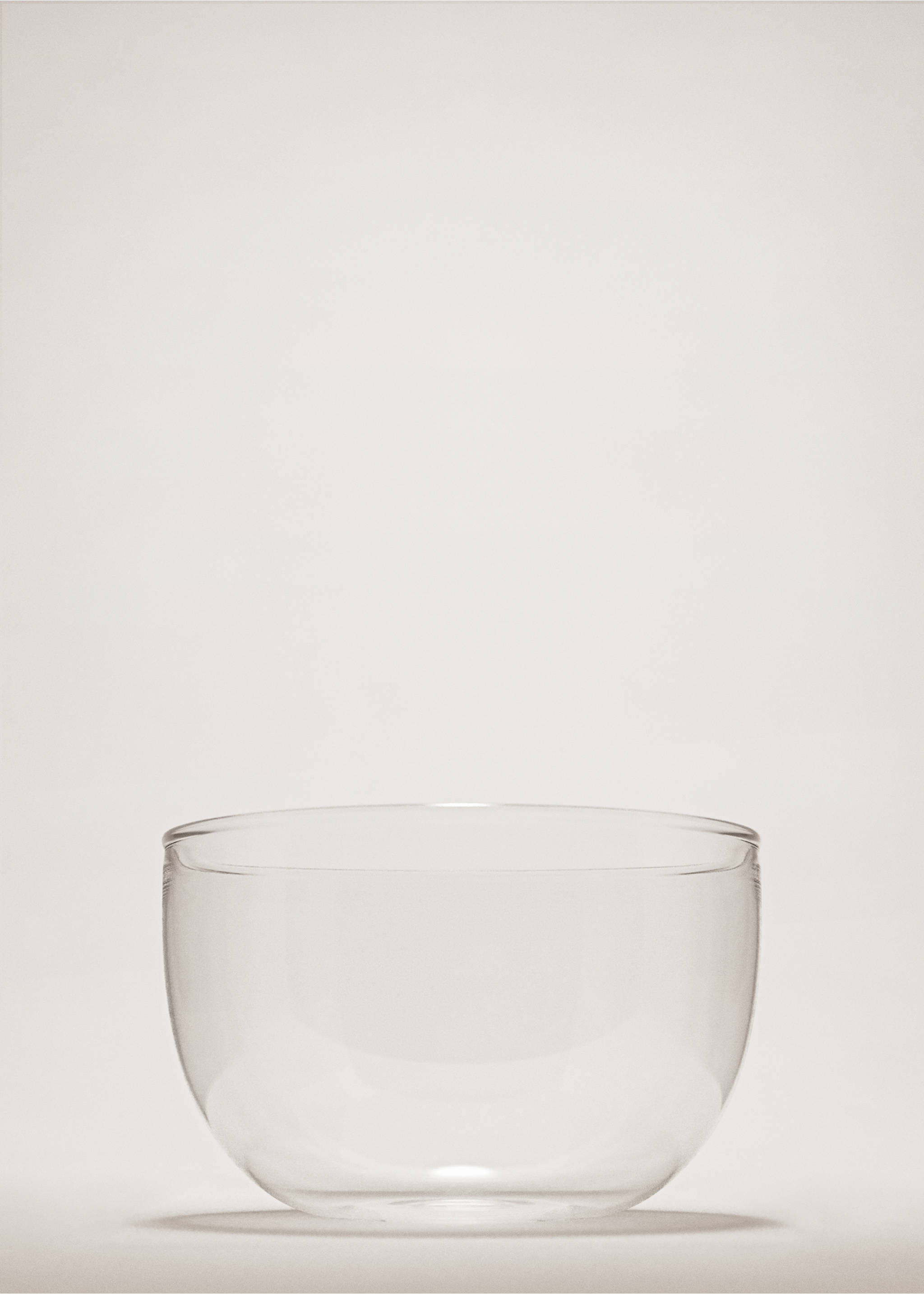 Liten bolle i borosilikatglass - Total bildeutsnitt, Isgrå. Ref: 27082903-00.