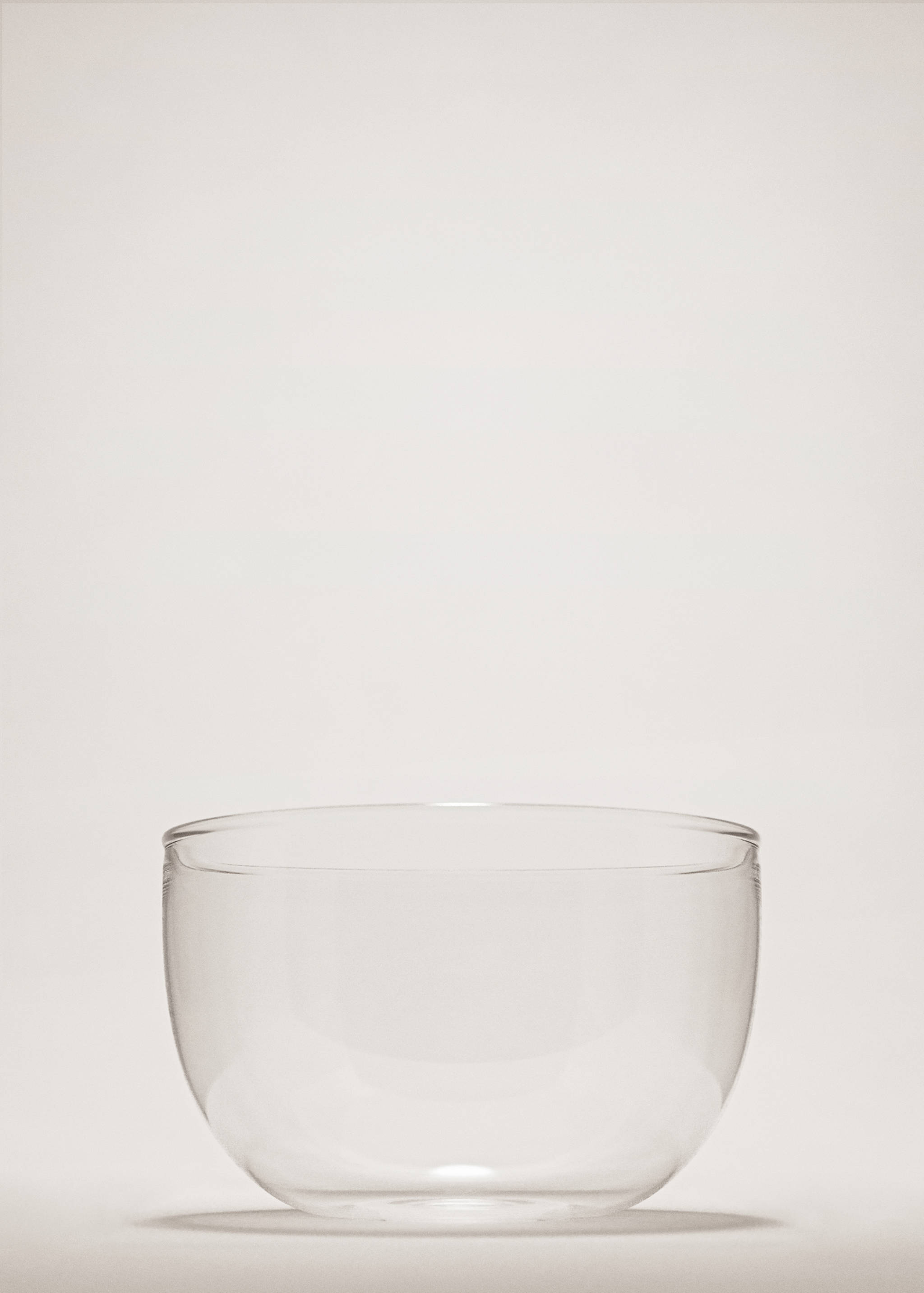 Small borosilicate bowl - General plane