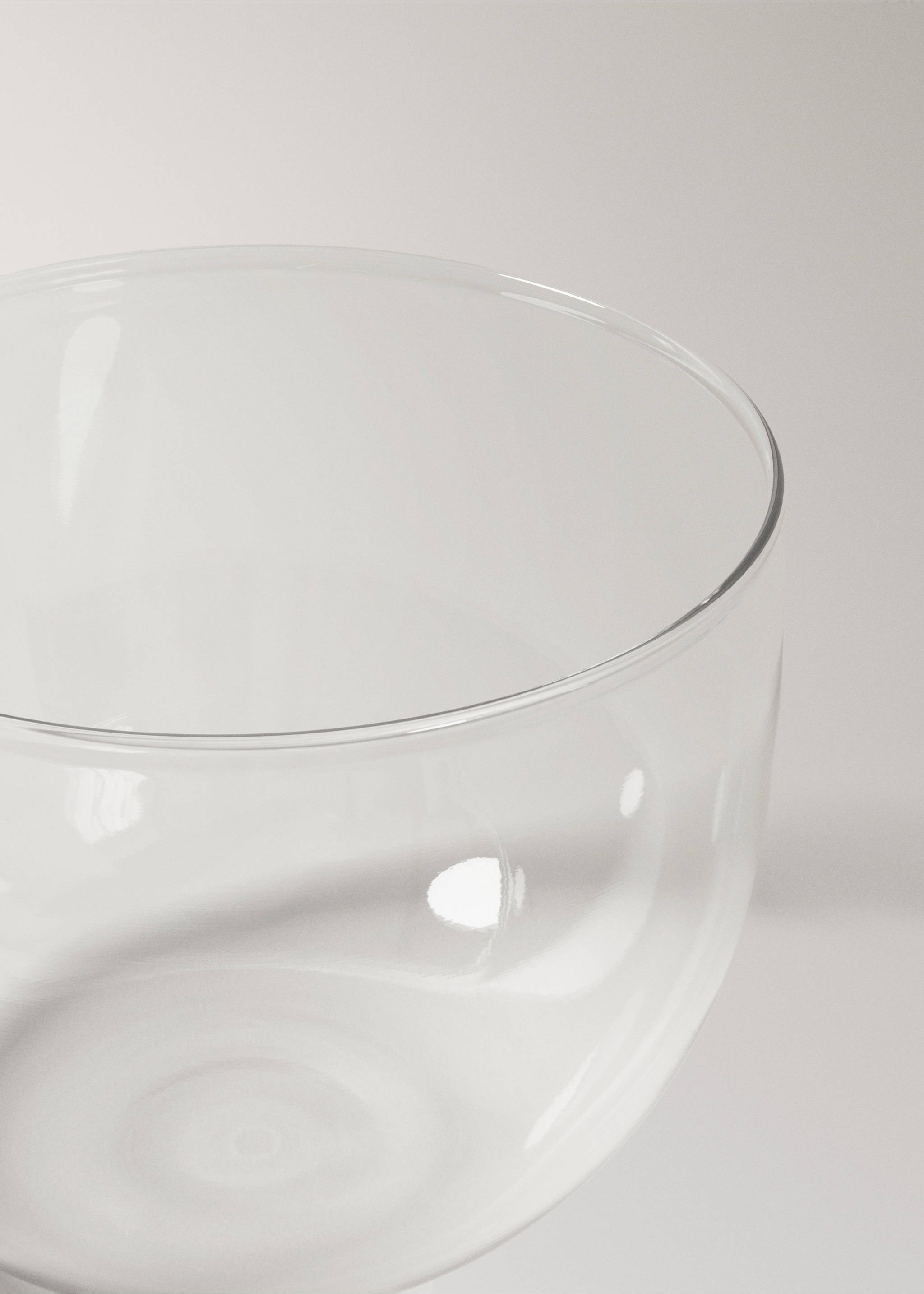 Liten bolle i borosilikatglass - Artikkeldetalj 1, Isgrå. Ref: 27082903-00.