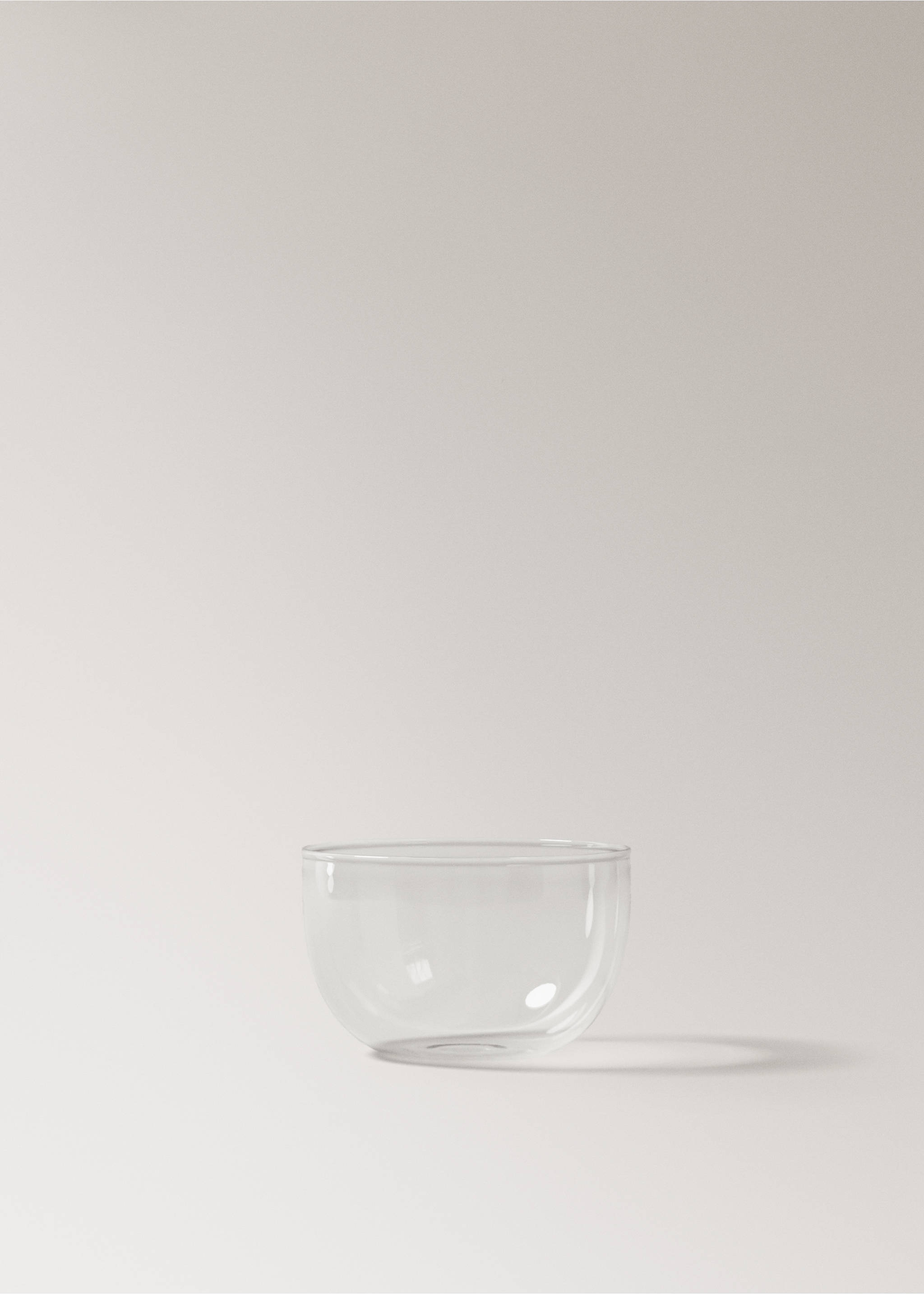 Small borosilicate bowl - Article without model, Ice Grey. Ref: 27082903-00.