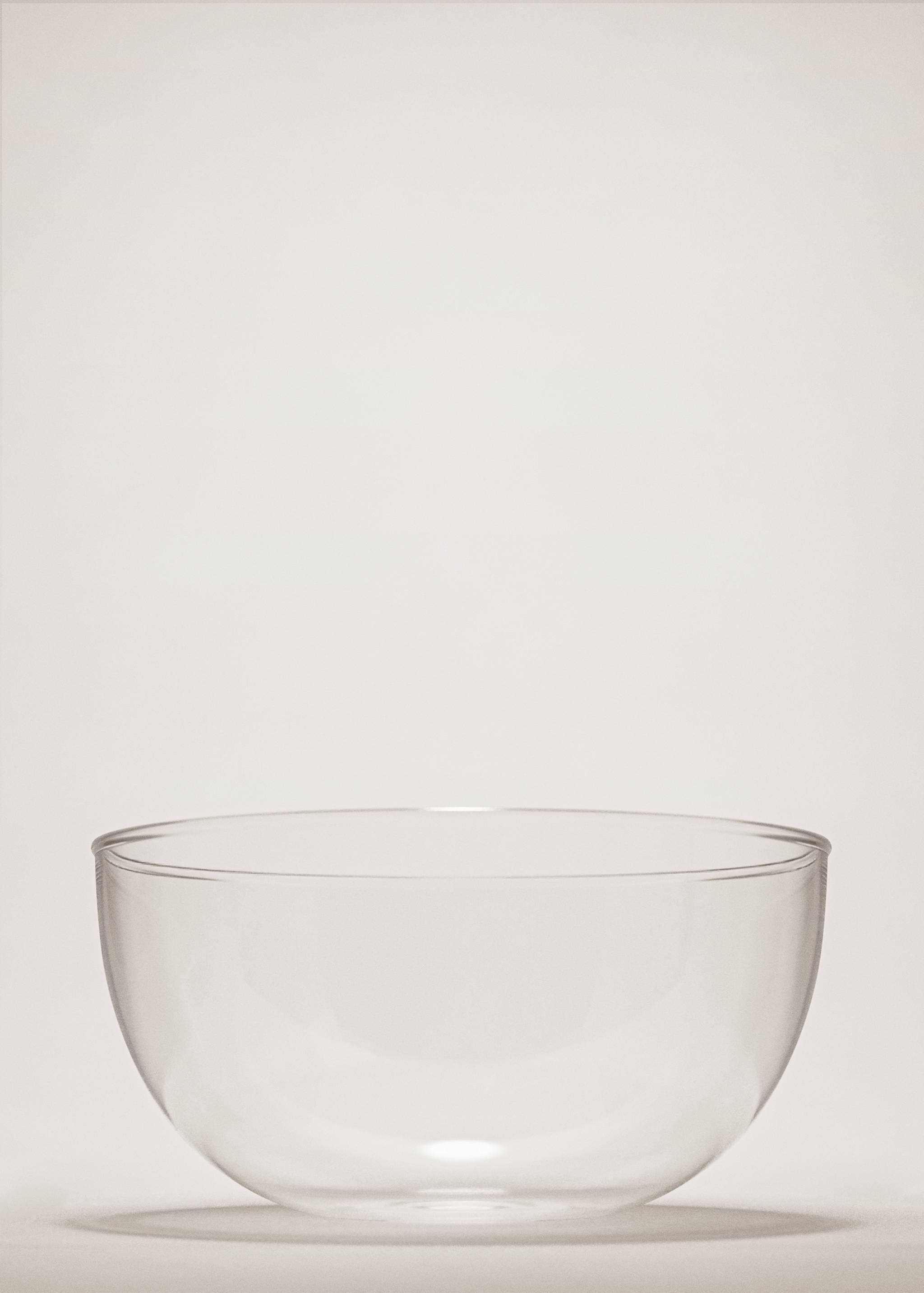 Mittelgroße Schale aus Borosilikatglas - Allgemeine Ansicht