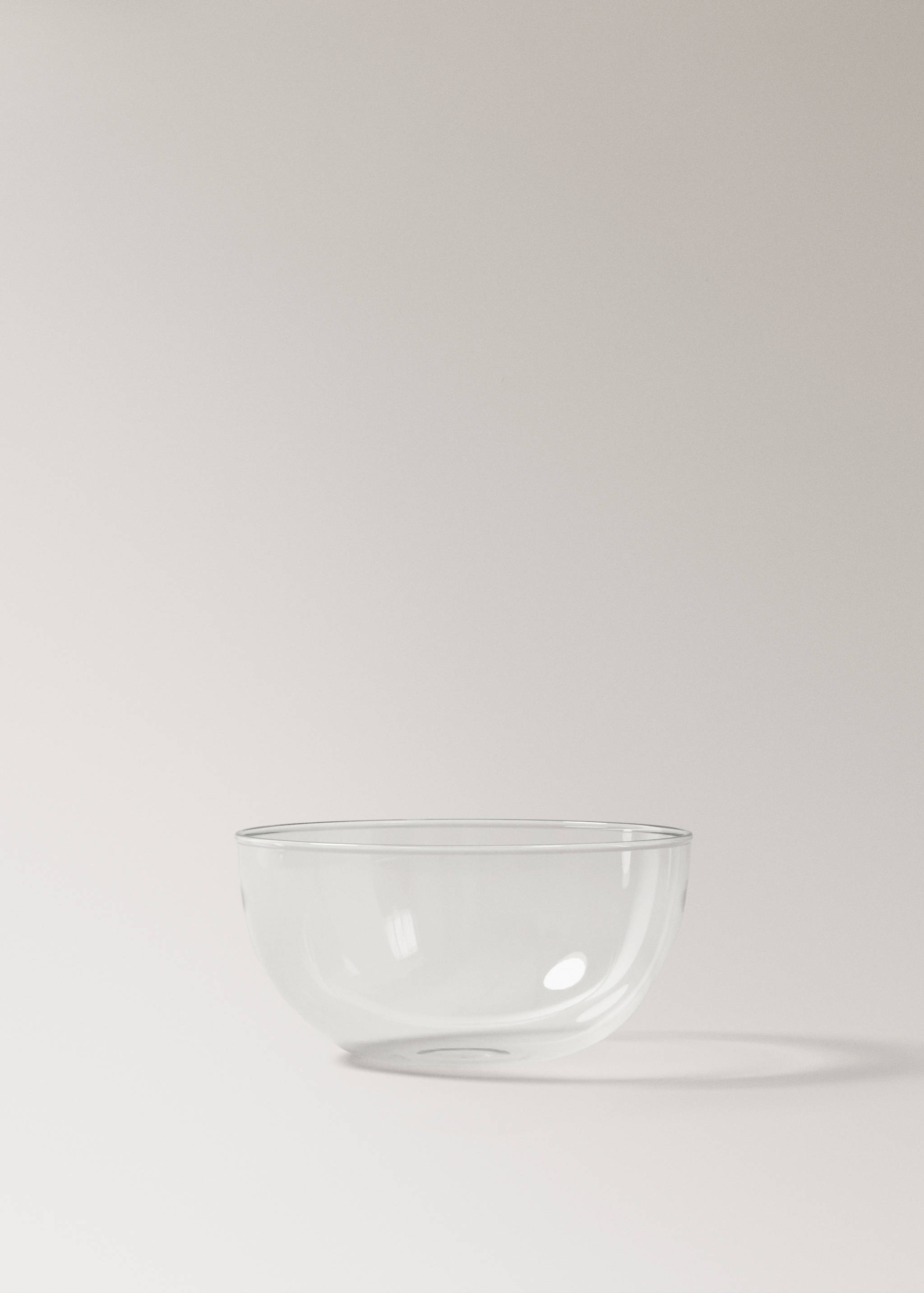 Mittelgroße Schale aus Borosilikatglas - Artikel ohne Model