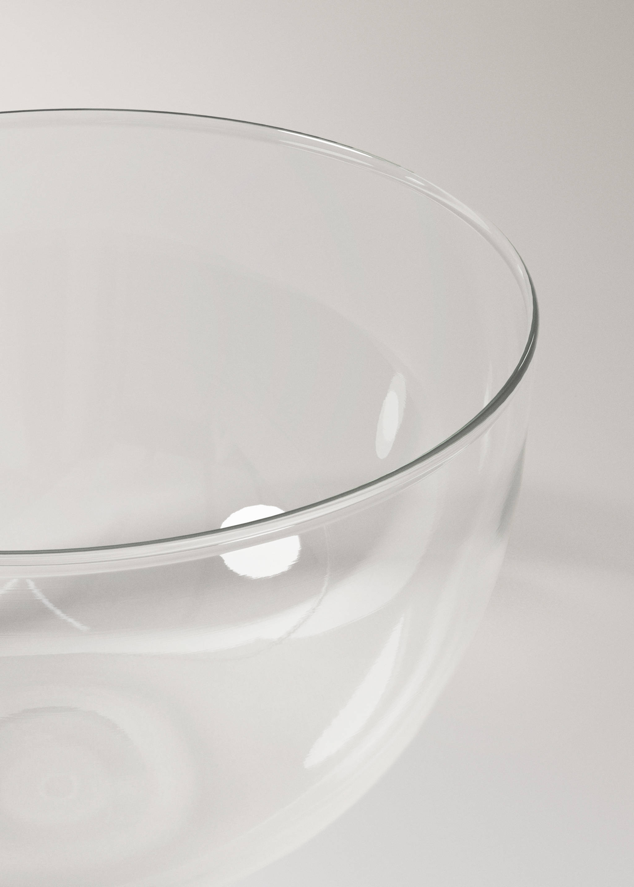 Mittelgroße Schale aus Borosilikatglas - Detail des Artikels 1