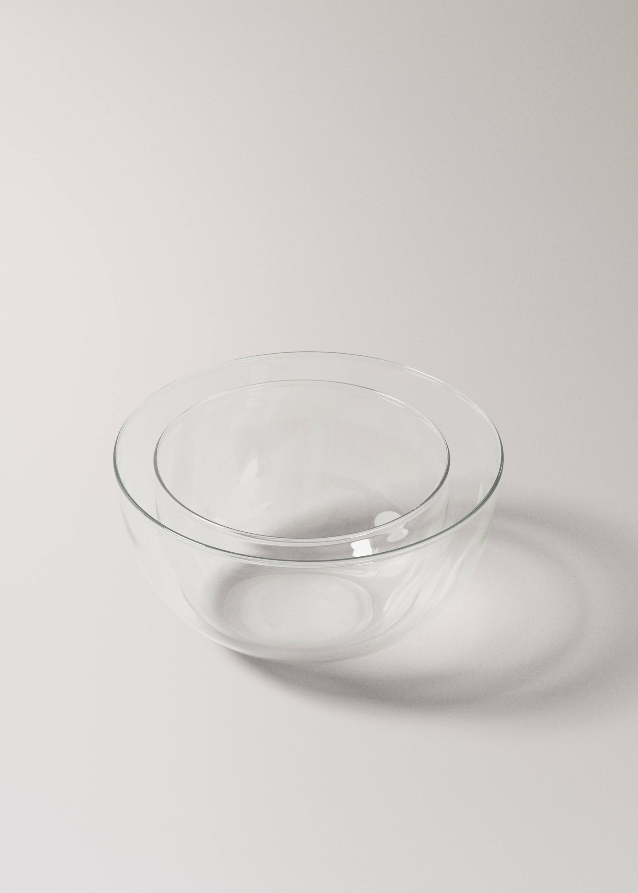 Mittelgroße Schale aus Borosilikatglas - Detail des Artikels 2