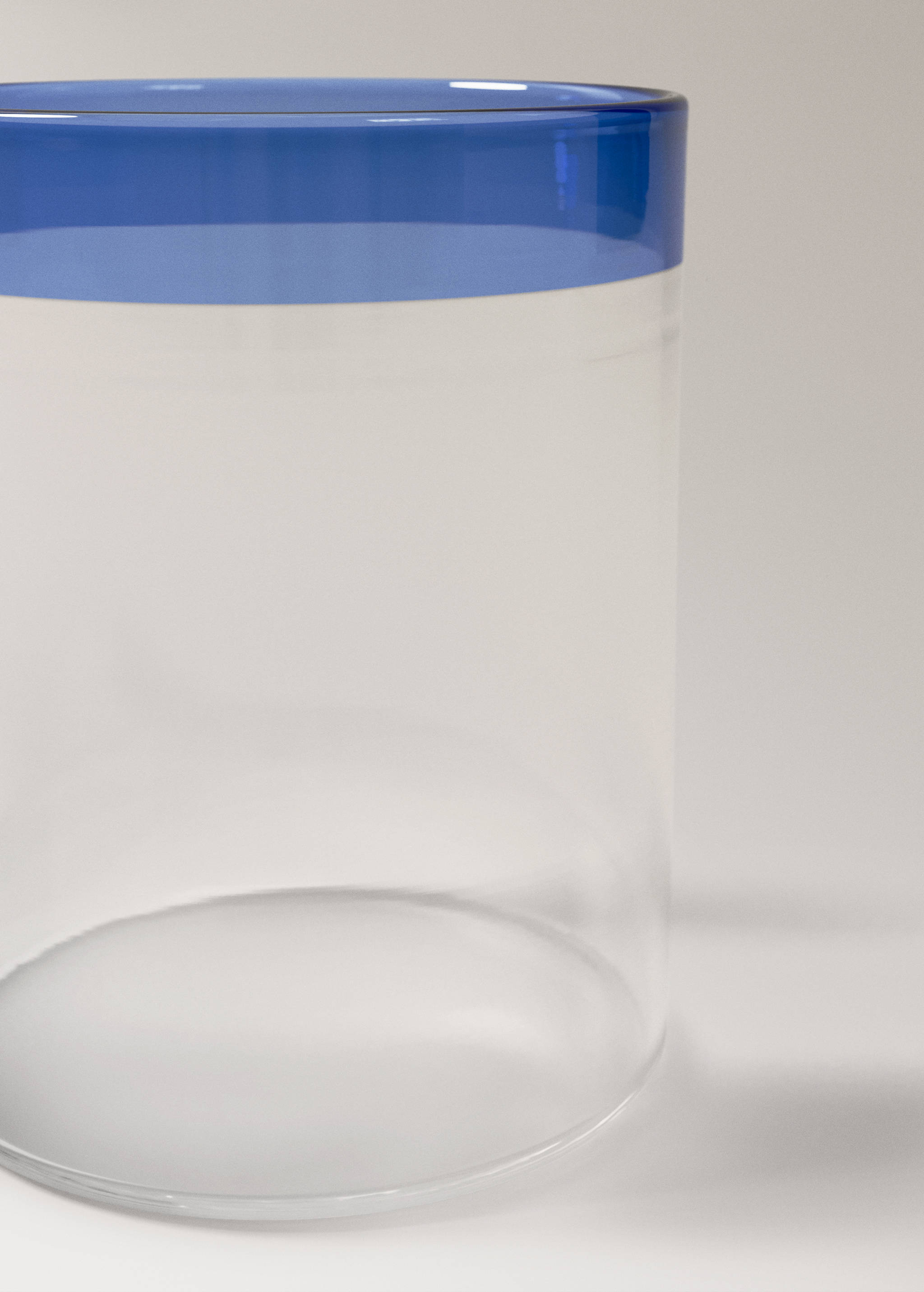 Copo de borossilicato com borda de color - Pormenor do artigo 2