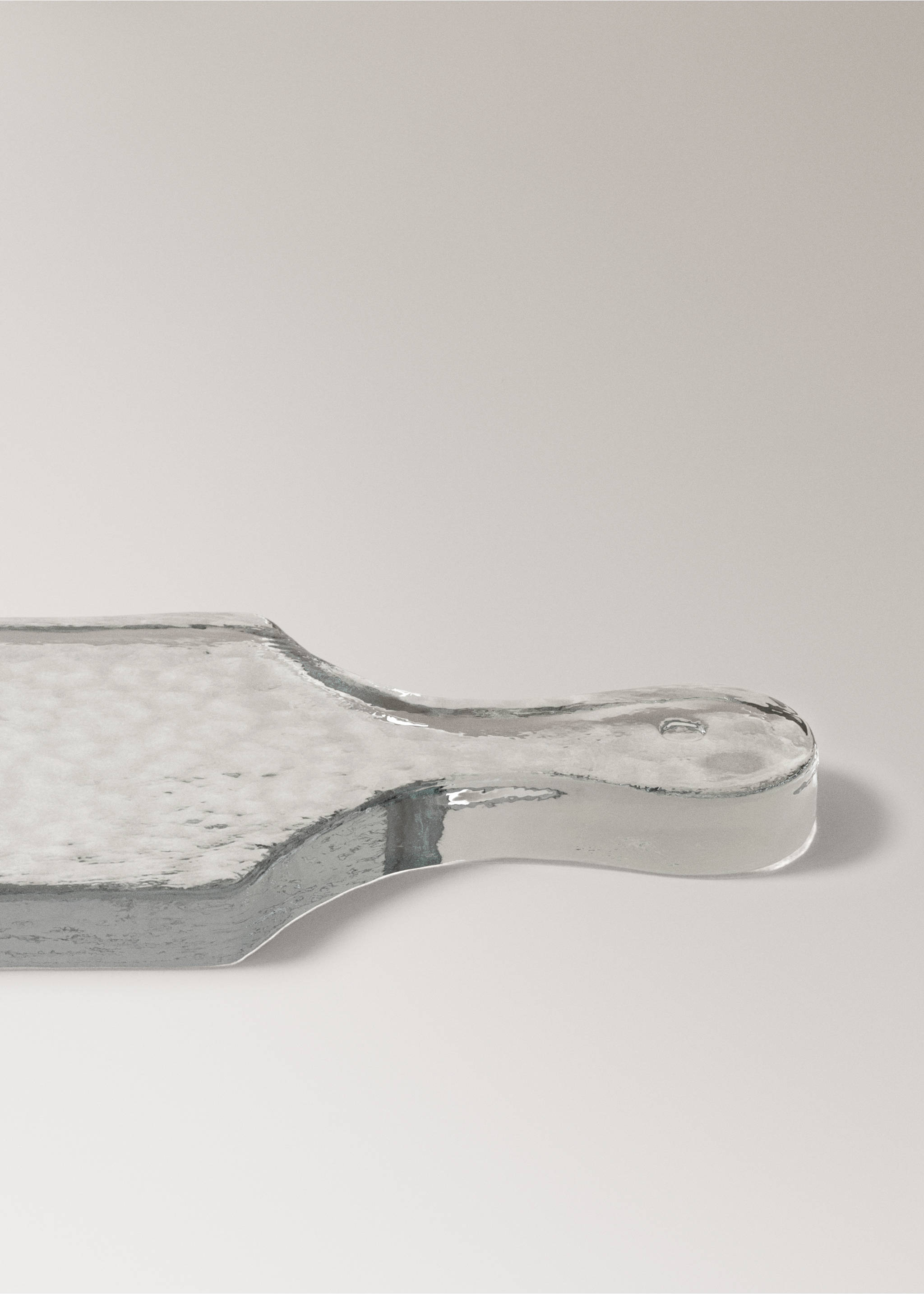 Tábua de cortar de vidro tamanho grande - Pormenor do artigo 2, Cinzento-gelo. Ref: 27082915-00.